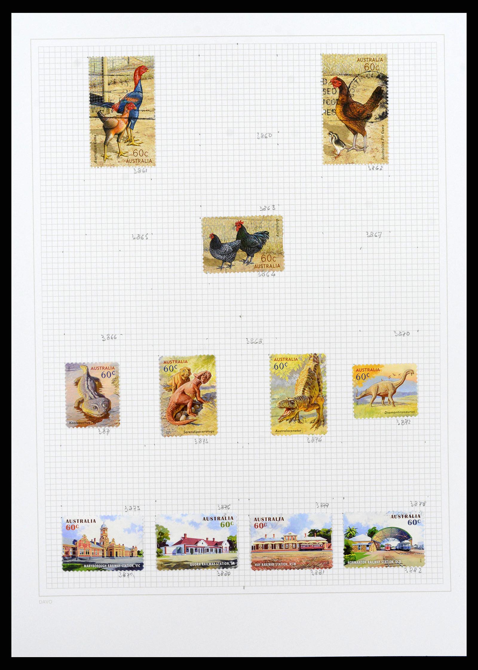 38152 0198 - Stamp collection 38152 Australia 1913-2017.
