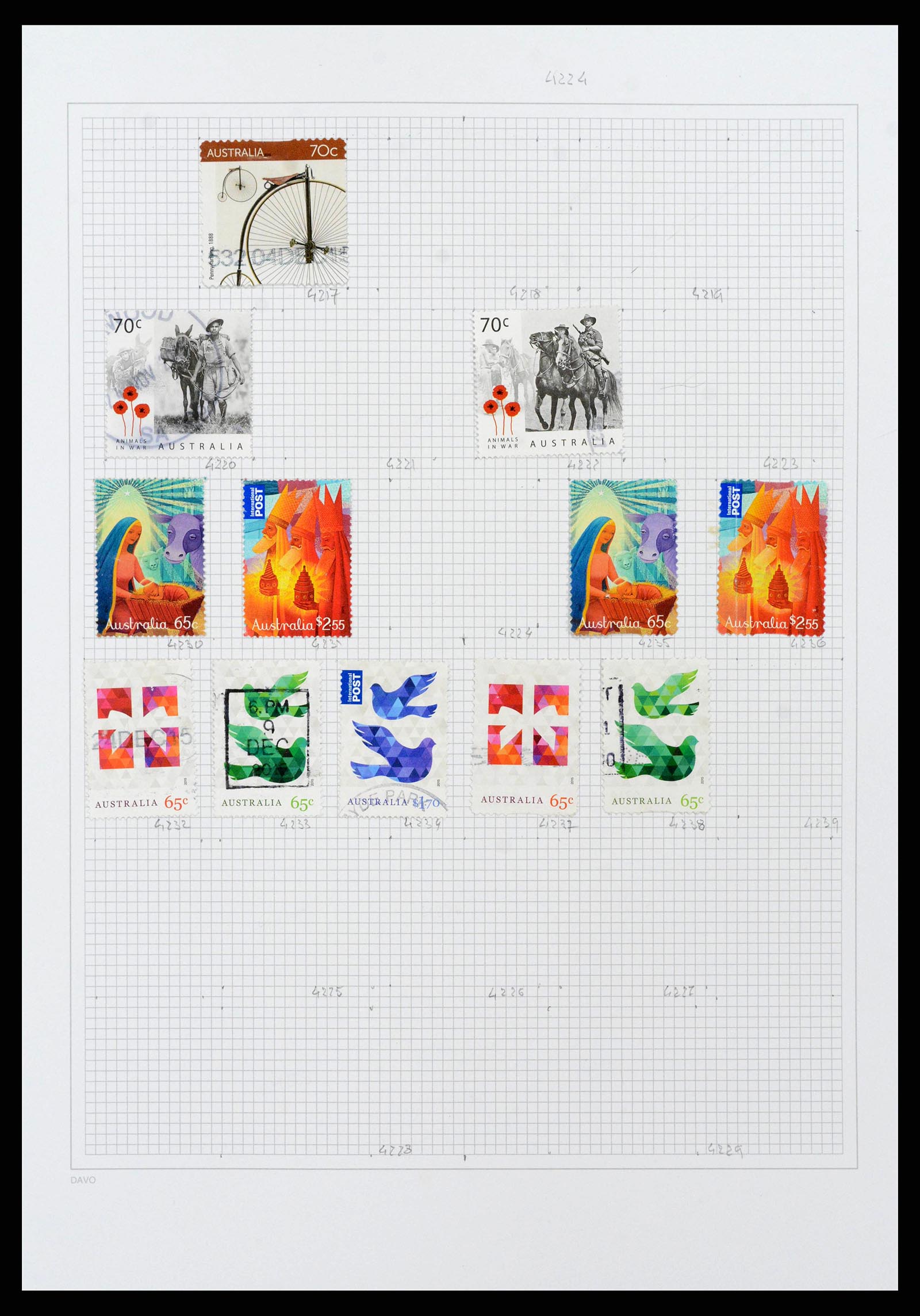 38152 0213 - Stamp collection 38152 Australia 1913-2017.