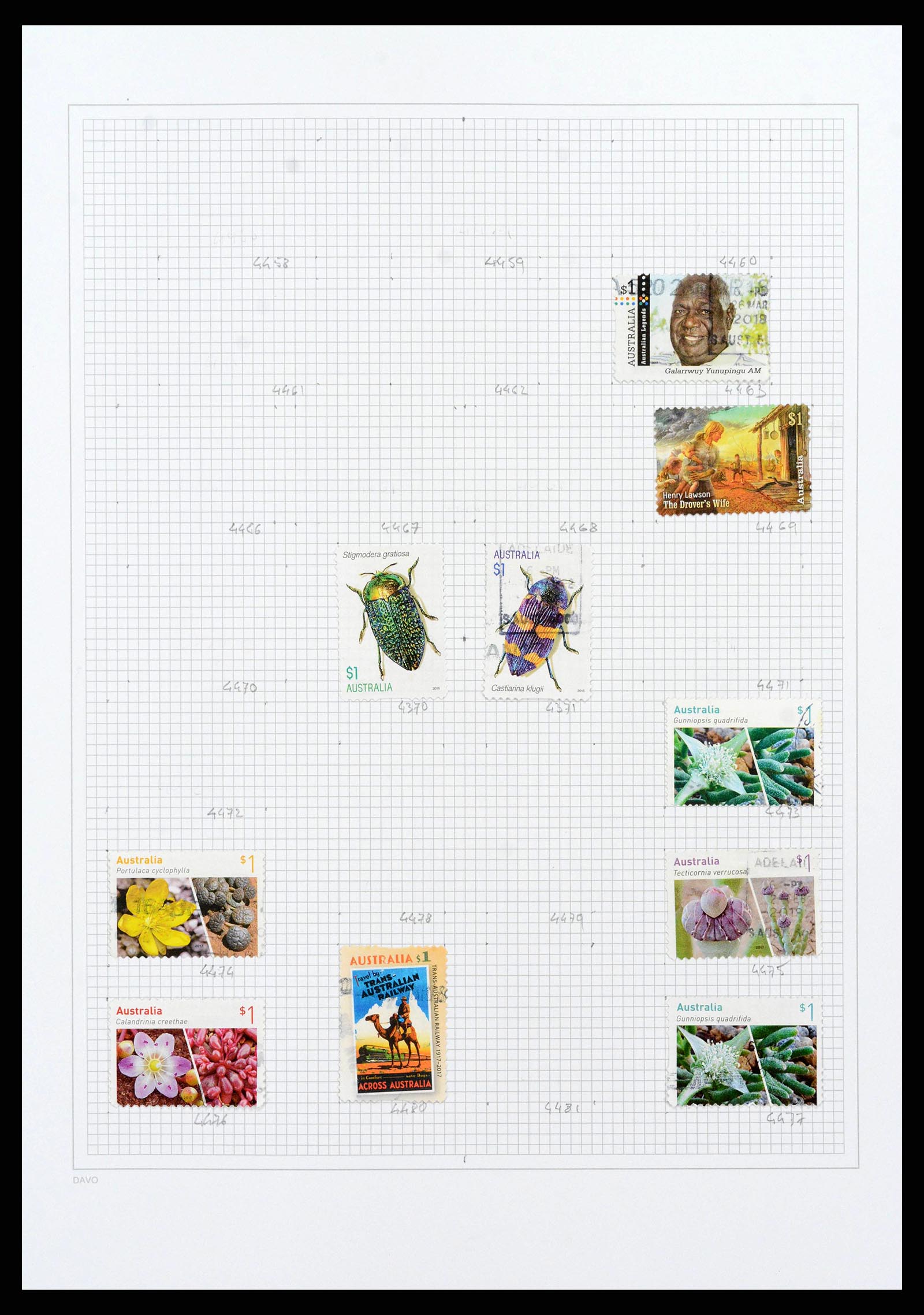 38152 0224 - Postzegelverzameling 38152 Australië 1913-2017.