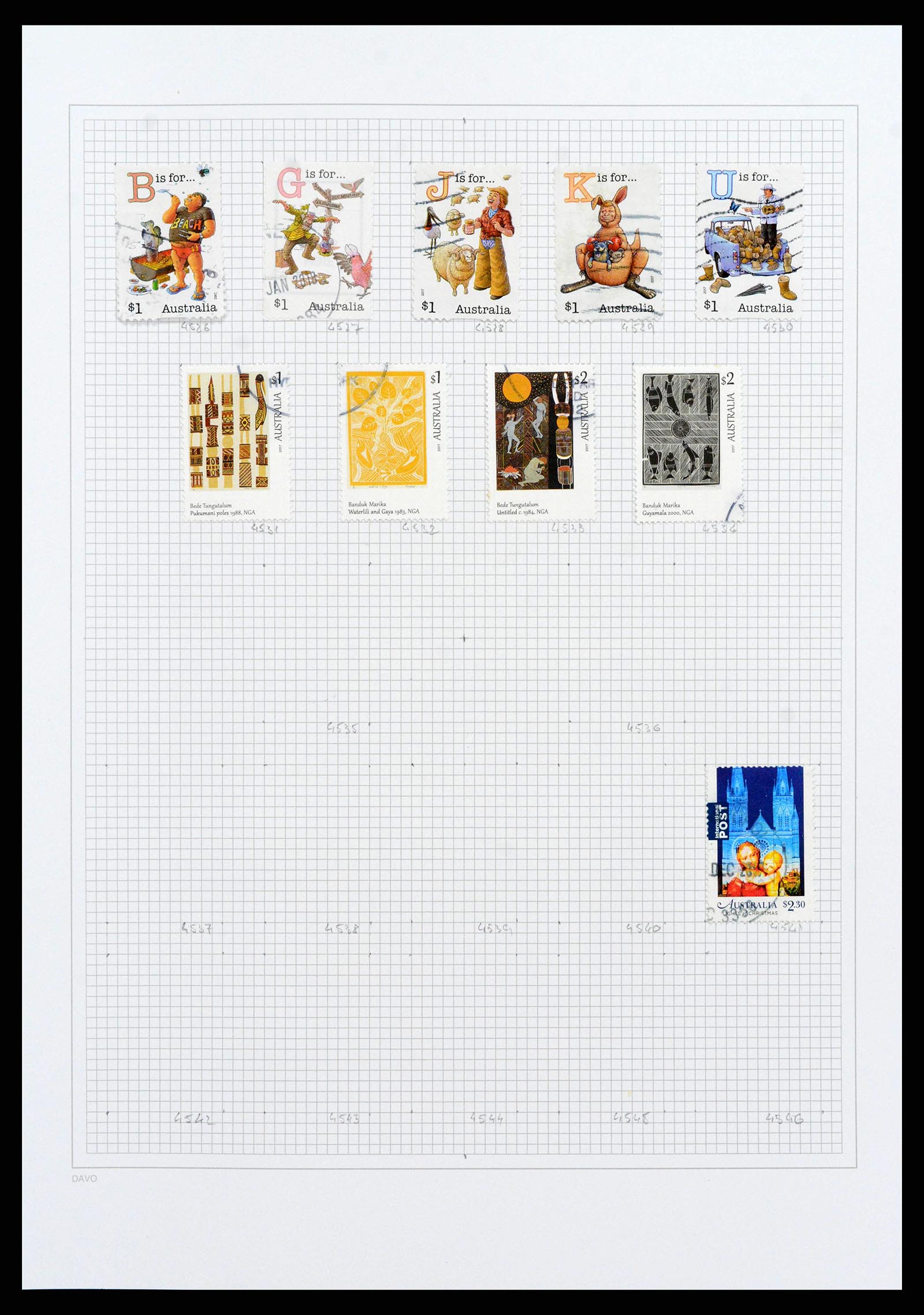 38152 0227 - Postzegelverzameling 38152 Australië 1913-2017.