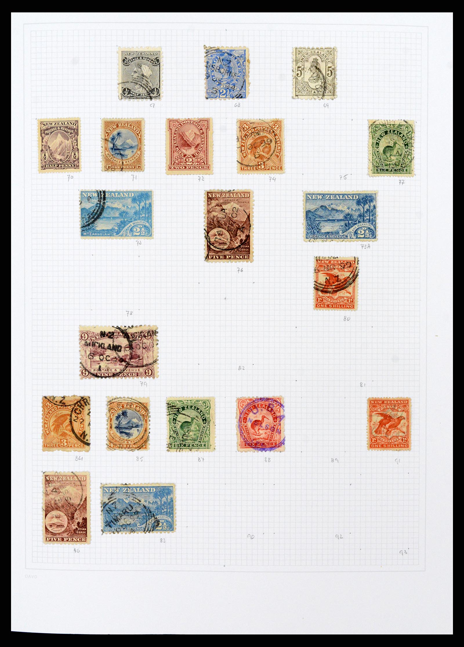 38153 0003 - Postzegelverzameling 38153 Nieuw Zeeland 1870-2010.