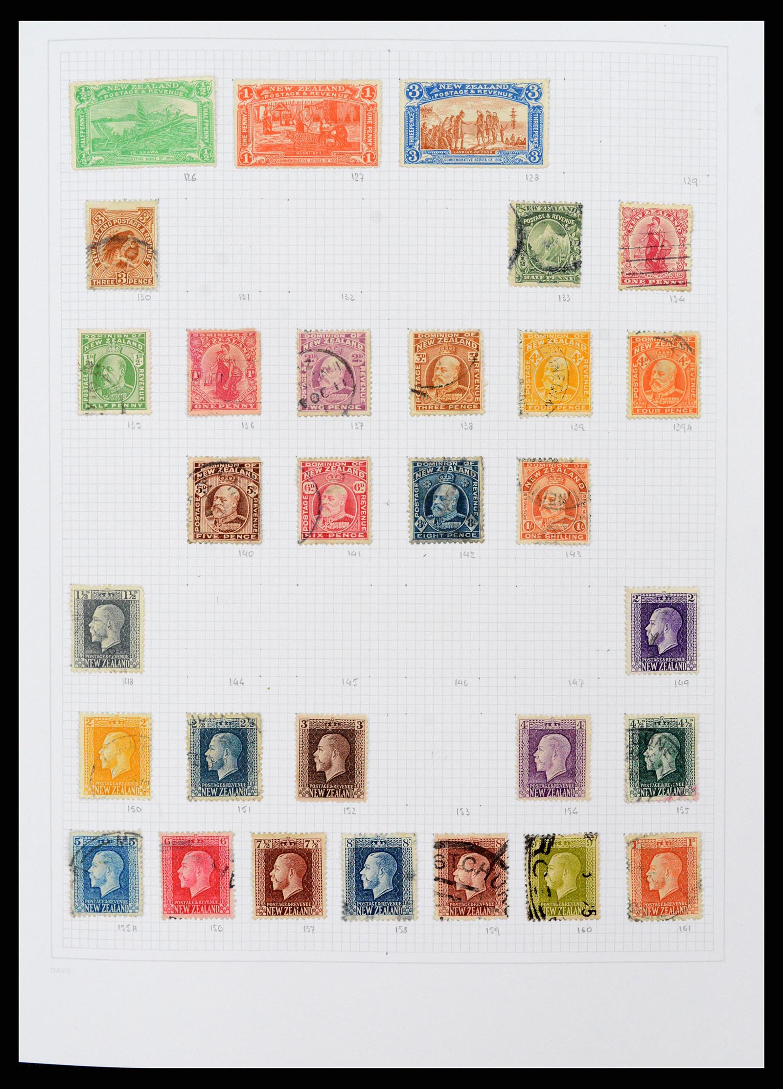38153 0005 - Postzegelverzameling 38153 Nieuw Zeeland 1870-2010.