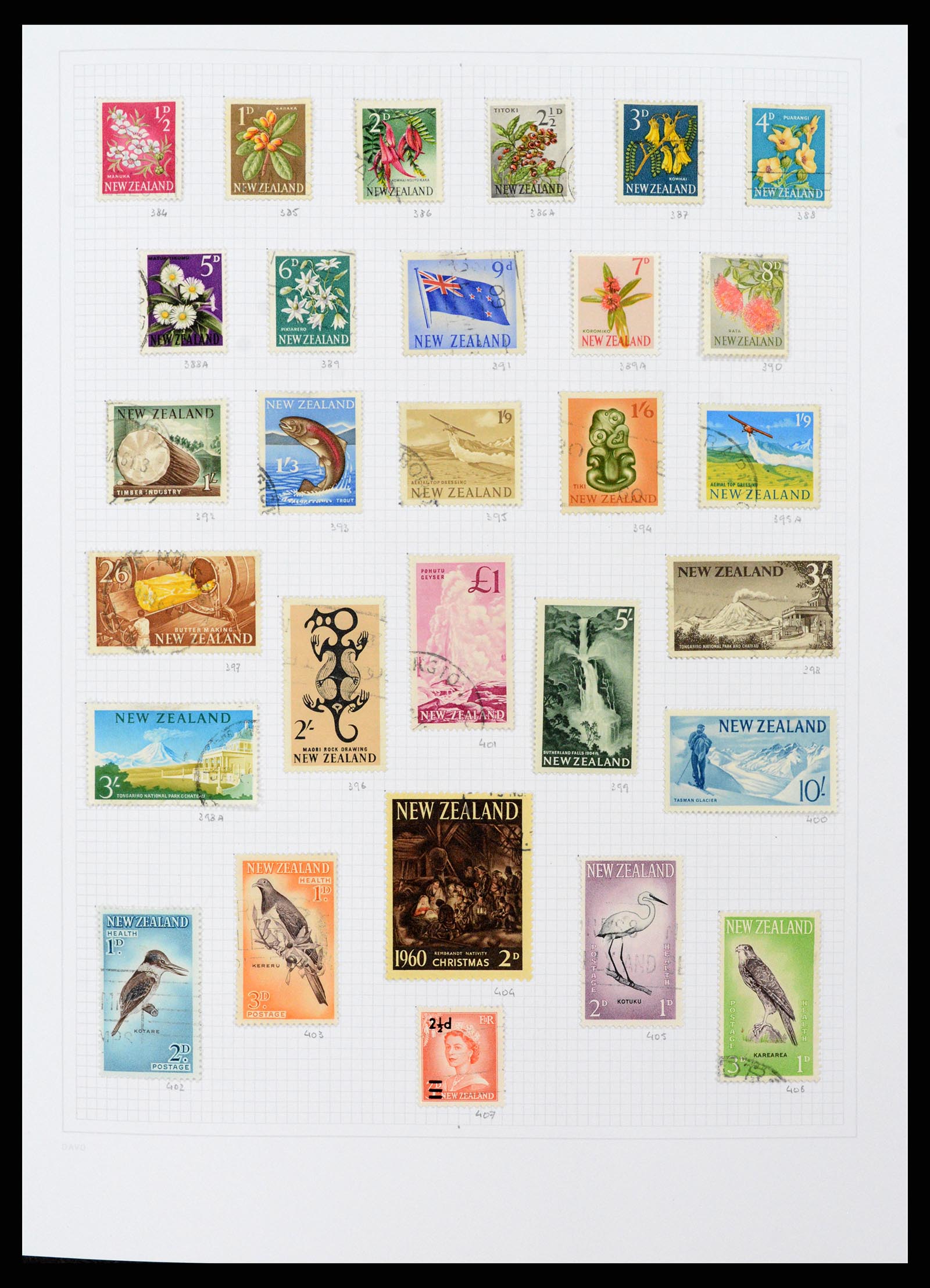 38153 0016 - Stamp collection 38153 New Zealand 1870-2010.