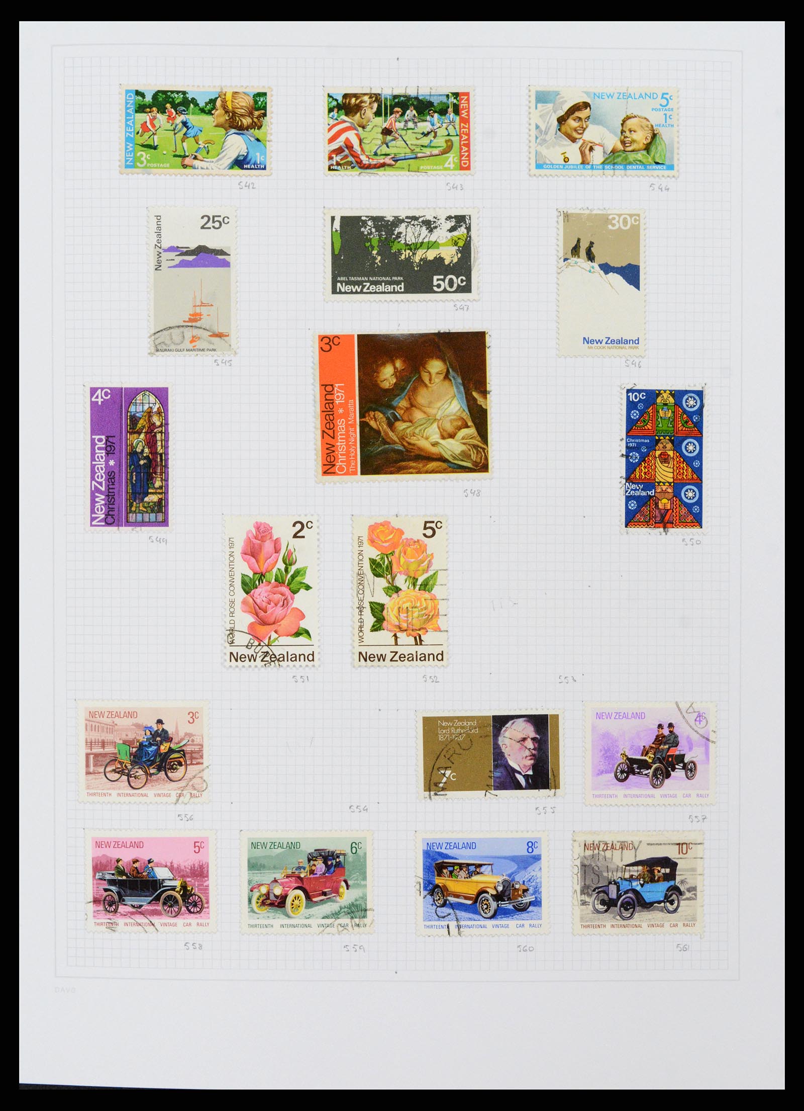 38153 0024 - Postzegelverzameling 38153 Nieuw Zeeland 1870-2010.
