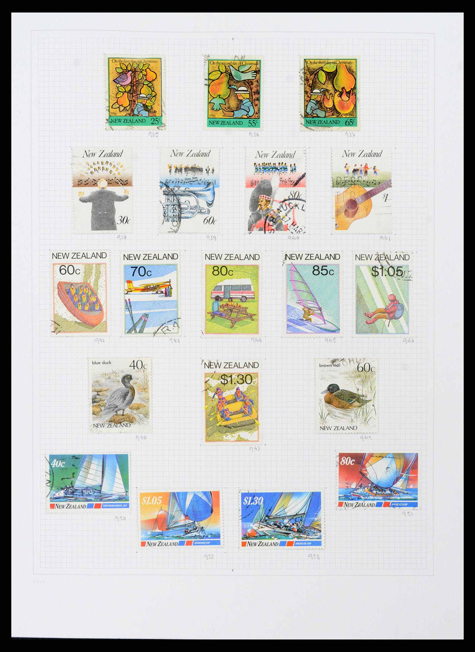 38153 0043 - Postzegelverzameling 38153 Nieuw Zeeland 1870-2010.