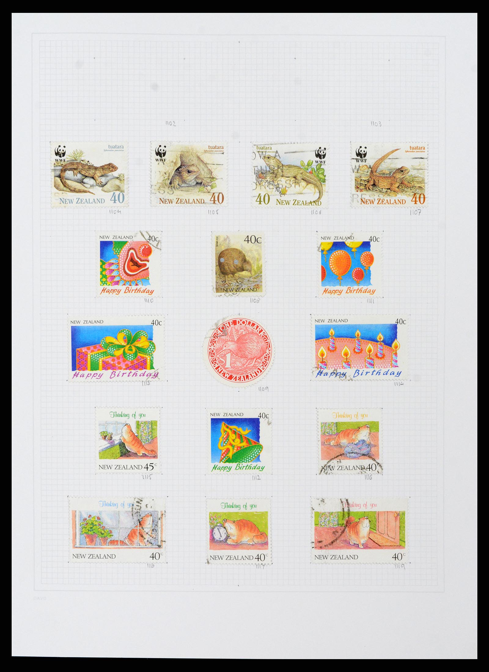 38153 0051 - Postzegelverzameling 38153 Nieuw Zeeland 1870-2010.