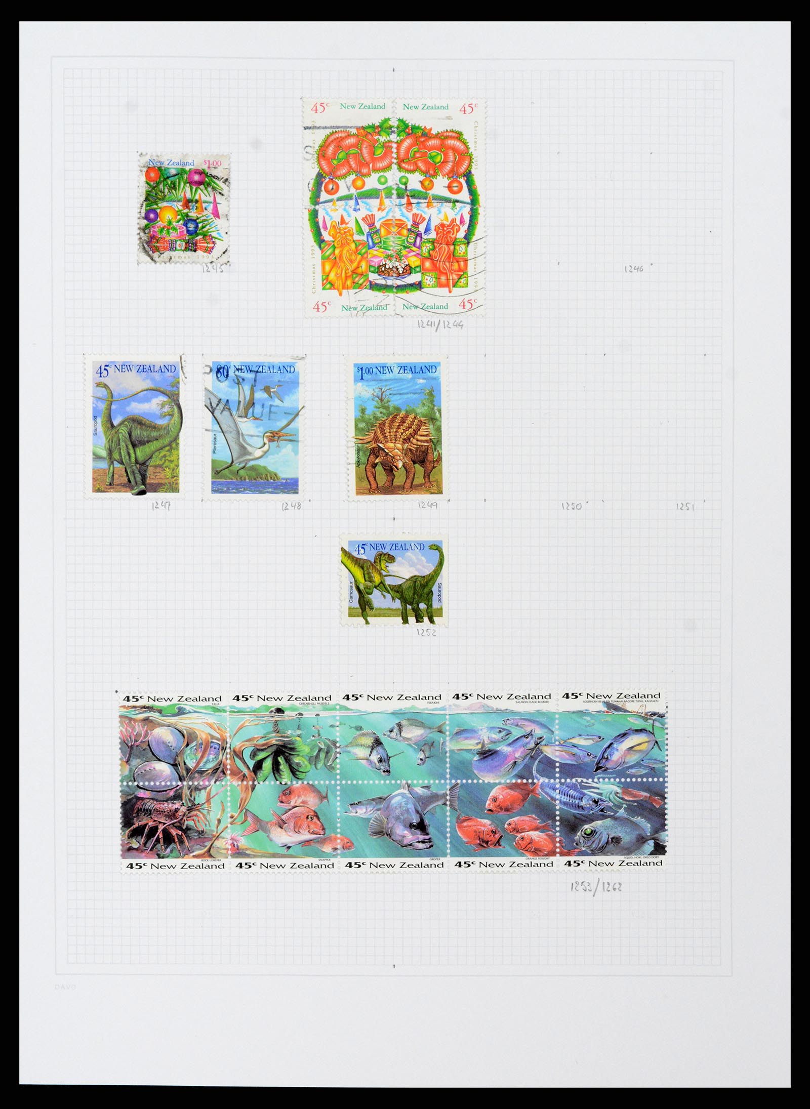 38153 0058 - Postzegelverzameling 38153 Nieuw Zeeland 1870-2010.