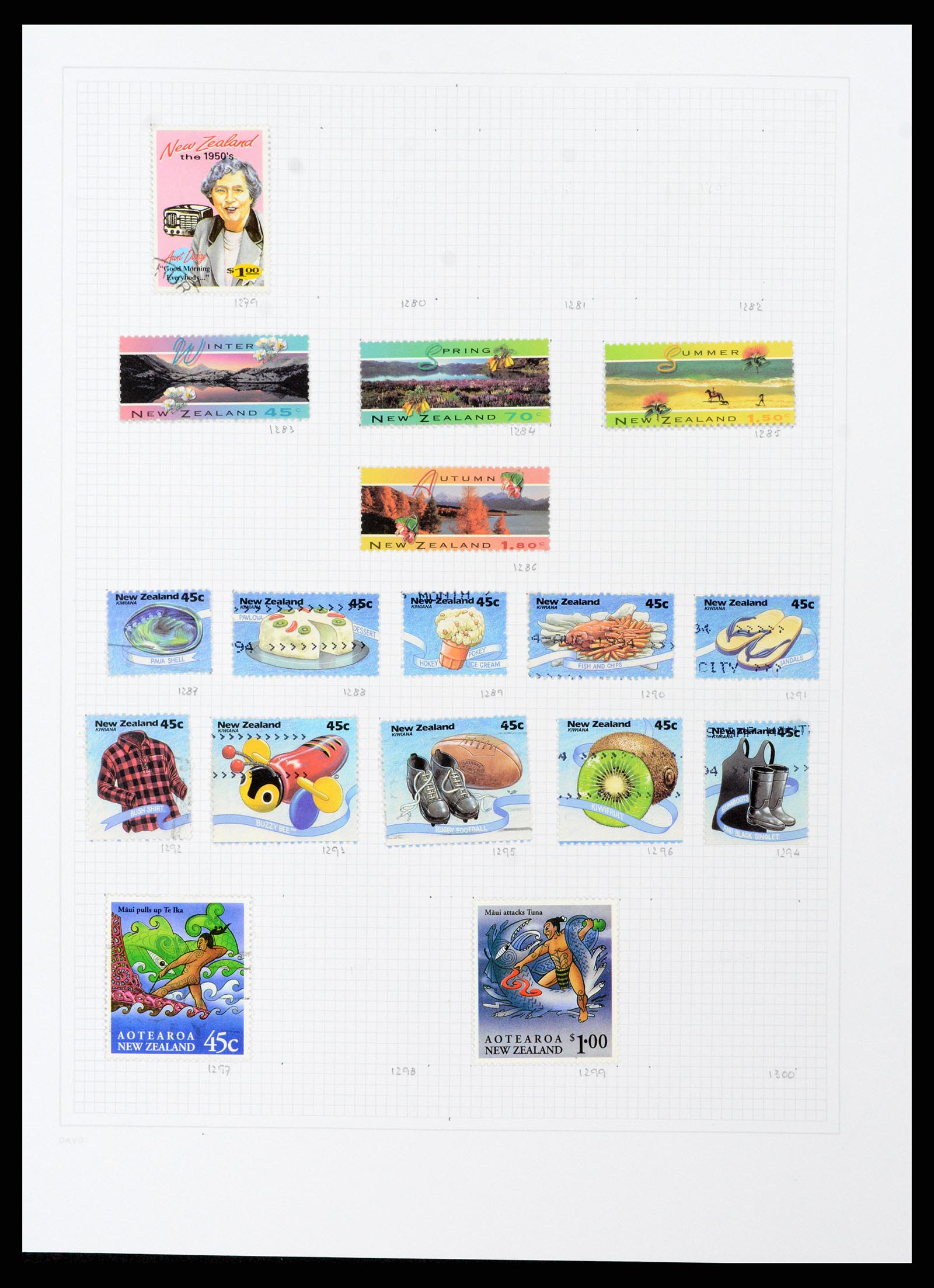 38153 0060 - Postzegelverzameling 38153 Nieuw Zeeland 1870-2010.