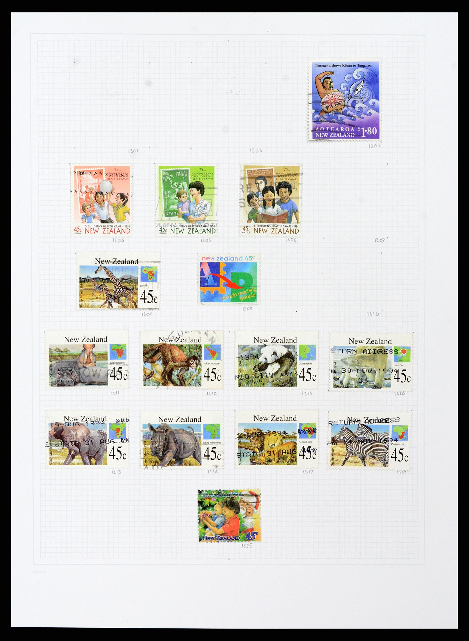 38153 0061 - Stamp collection 38153 New Zealand 1870-2010.
