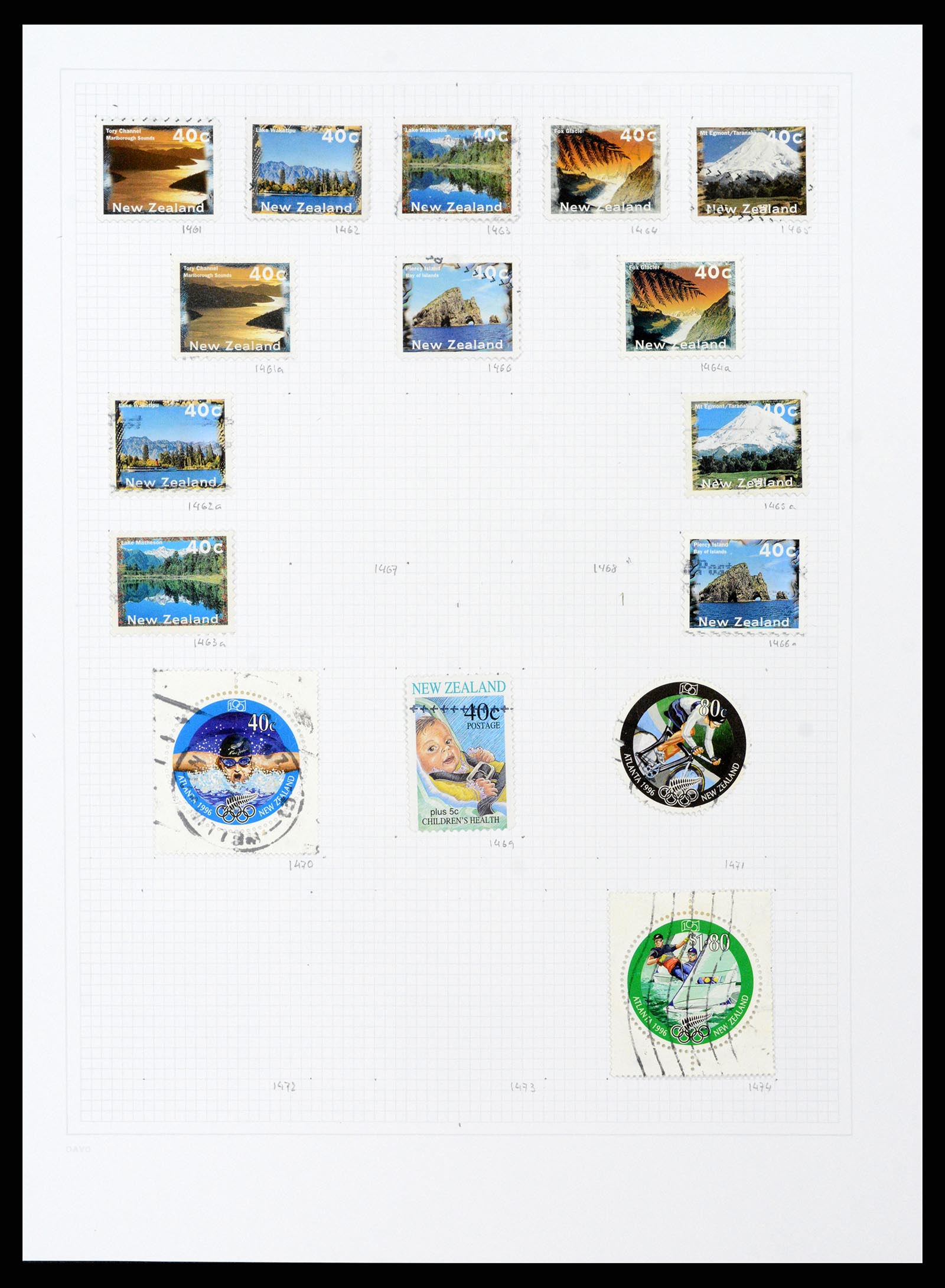 38153 0069 - Stamp collection 38153 New Zealand 1870-2010.