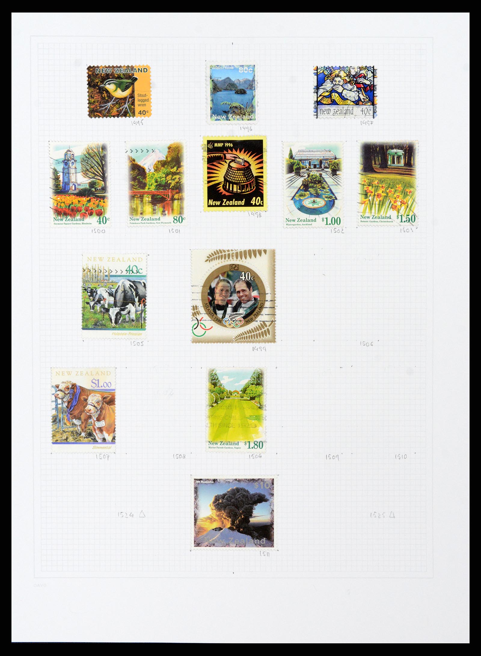 38153 0071 - Stamp collection 38153 New Zealand 1870-2010.
