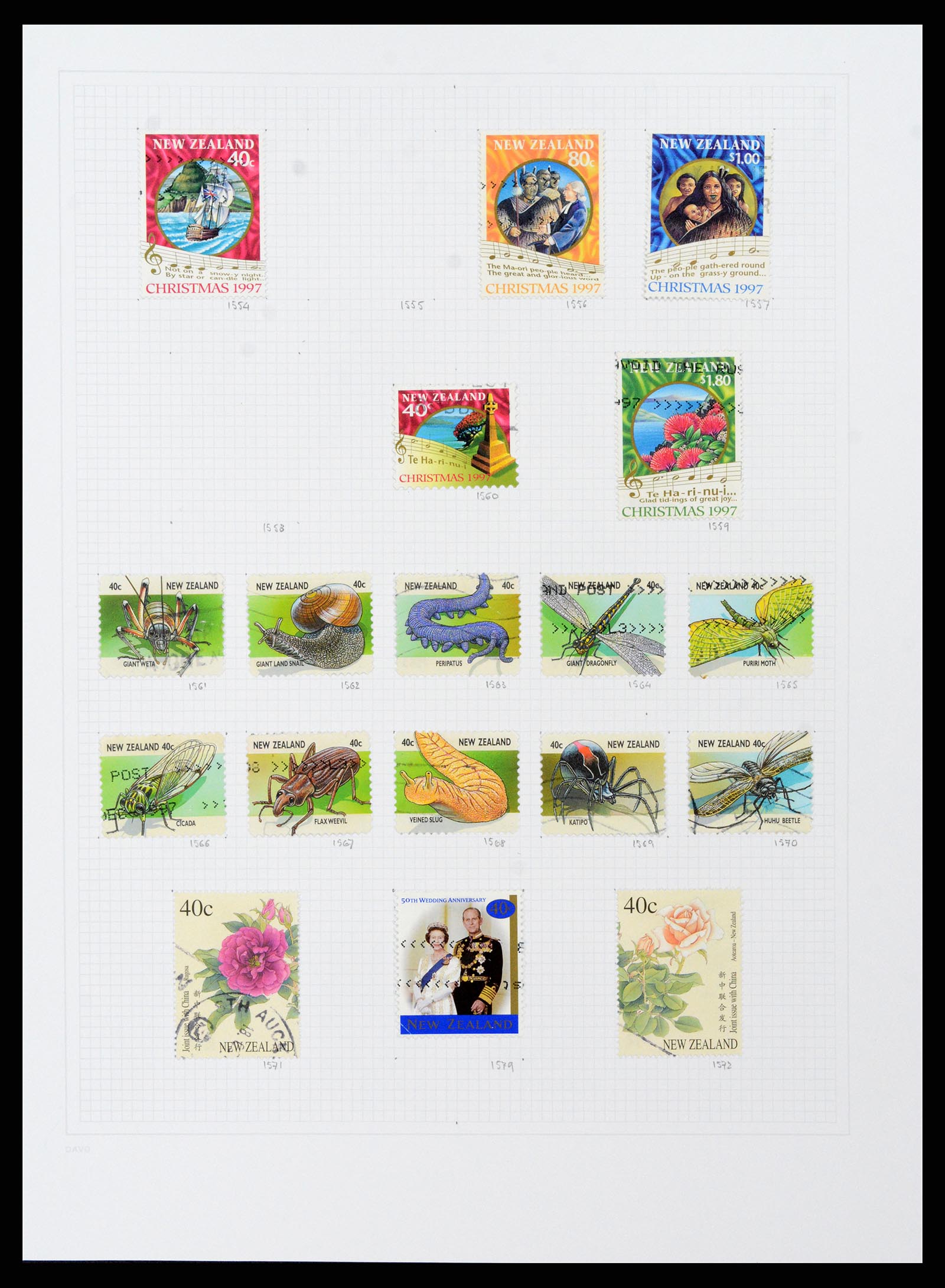 38153 0074 - Stamp collection 38153 New Zealand 1870-2010.