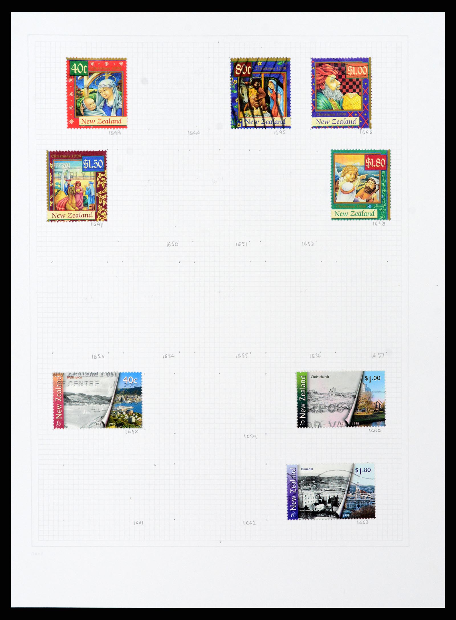 38153 0078 - Stamp collection 38153 New Zealand 1870-2010.