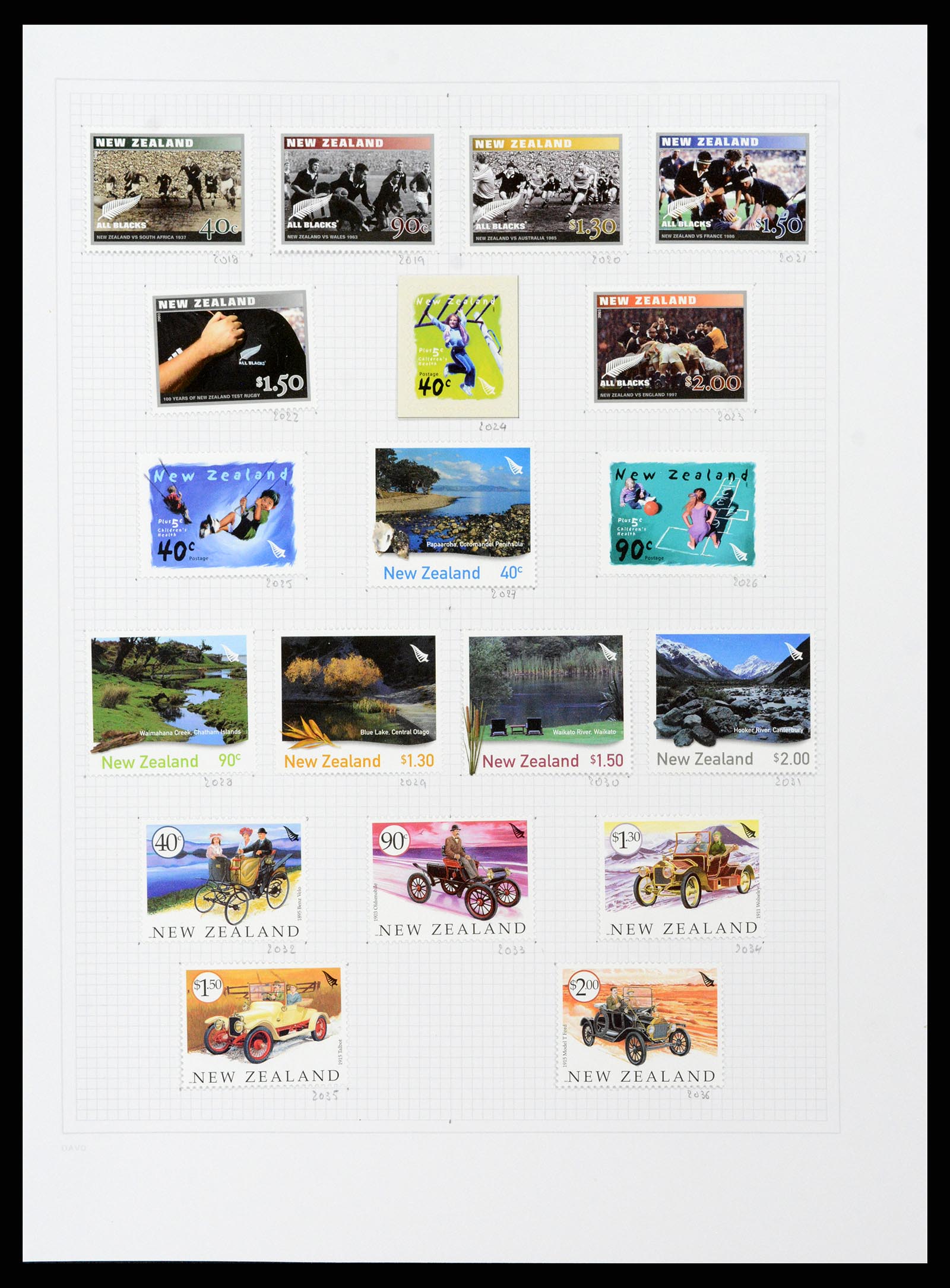 38153 0097 - Stamp collection 38153 New Zealand 1870-2010.