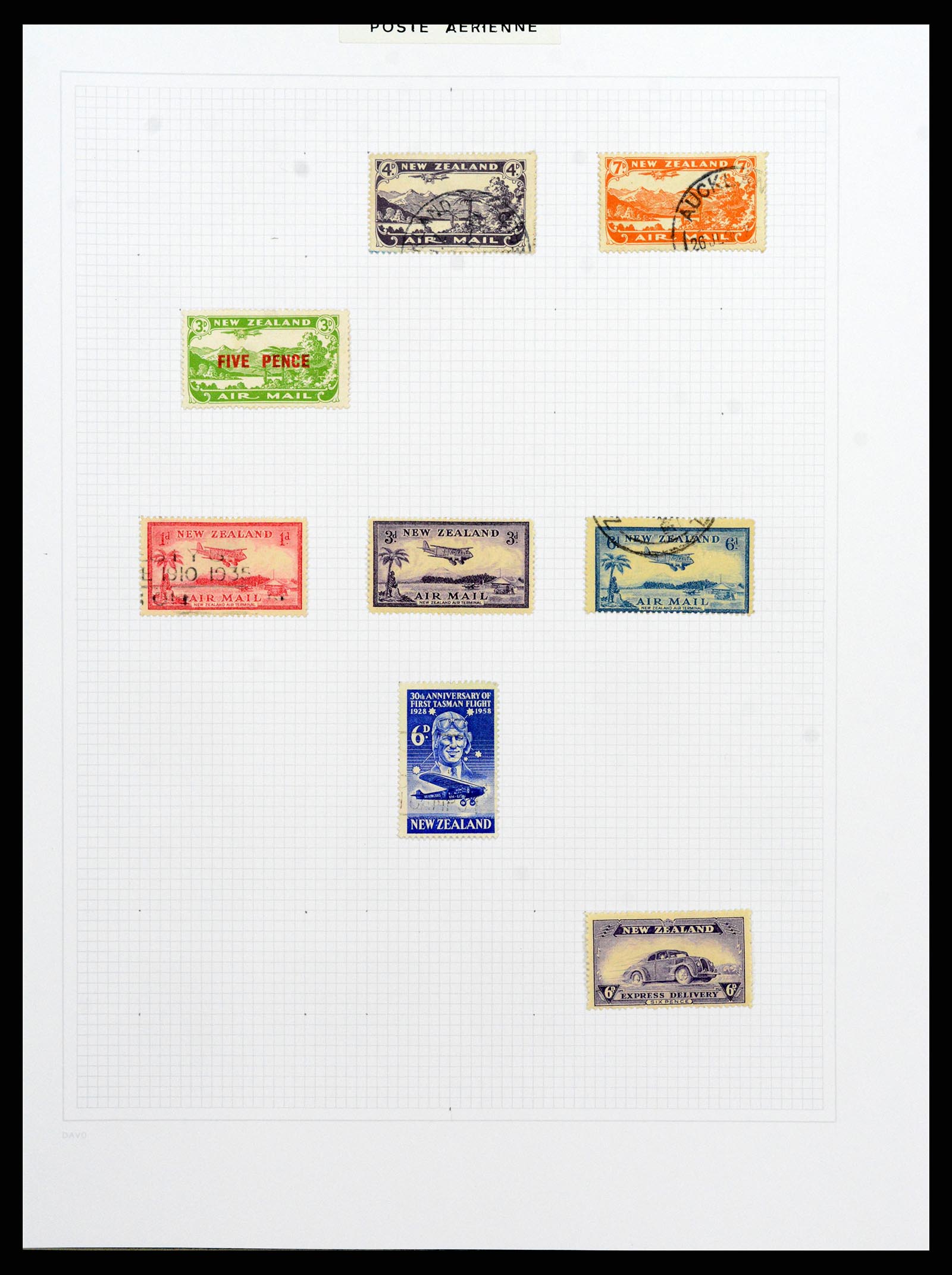 38153 0115 - Stamp collection 38153 New Zealand 1870-2010.
