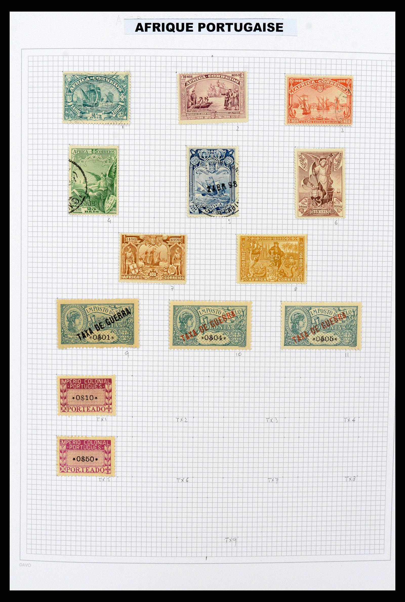 38154 0001 - Postzegelverzameling 38154 Portugese koloniën 1880-1999.