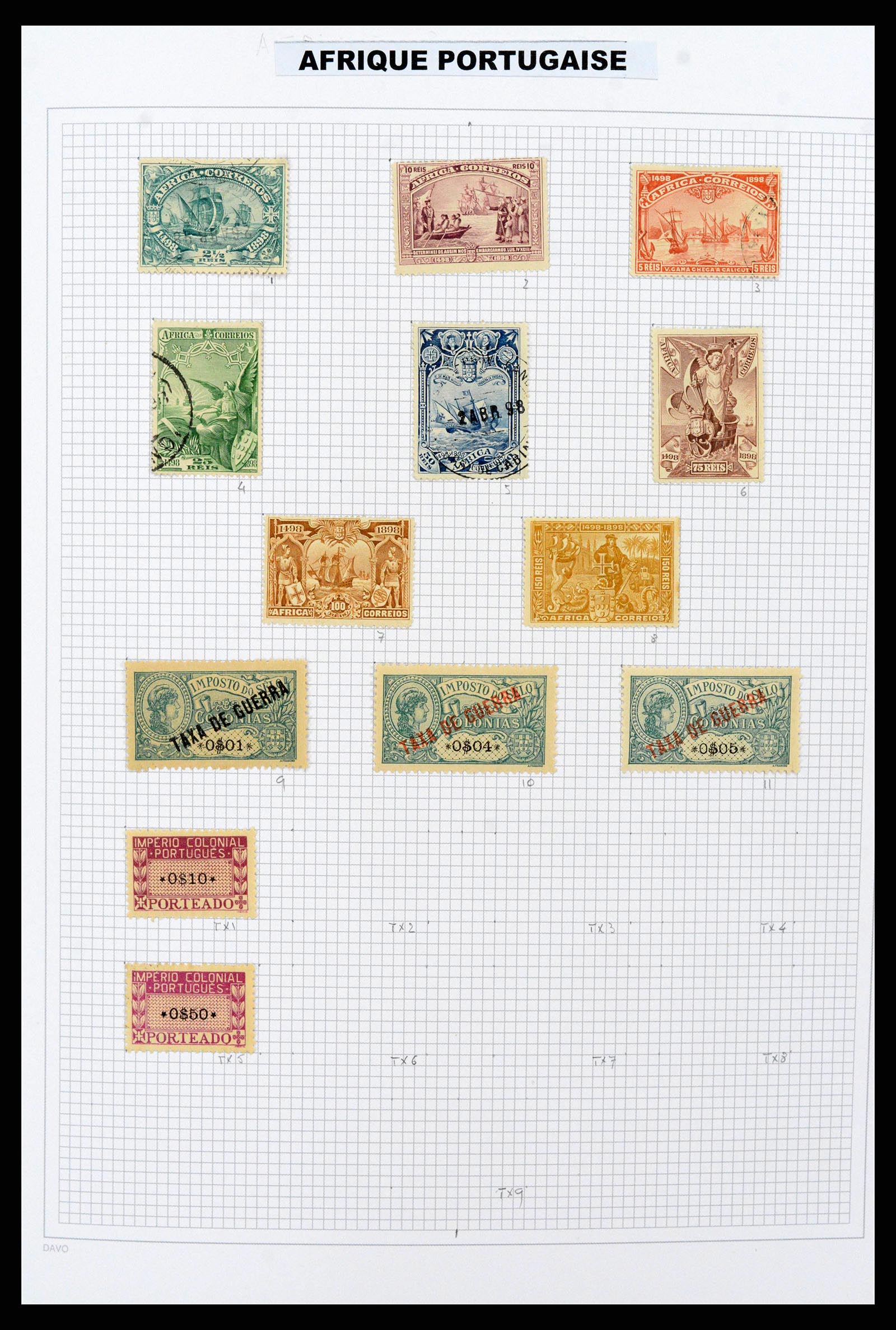 38154 0001 - Postzegelverzameling 38154 Portugese koloniën 1880-1999.