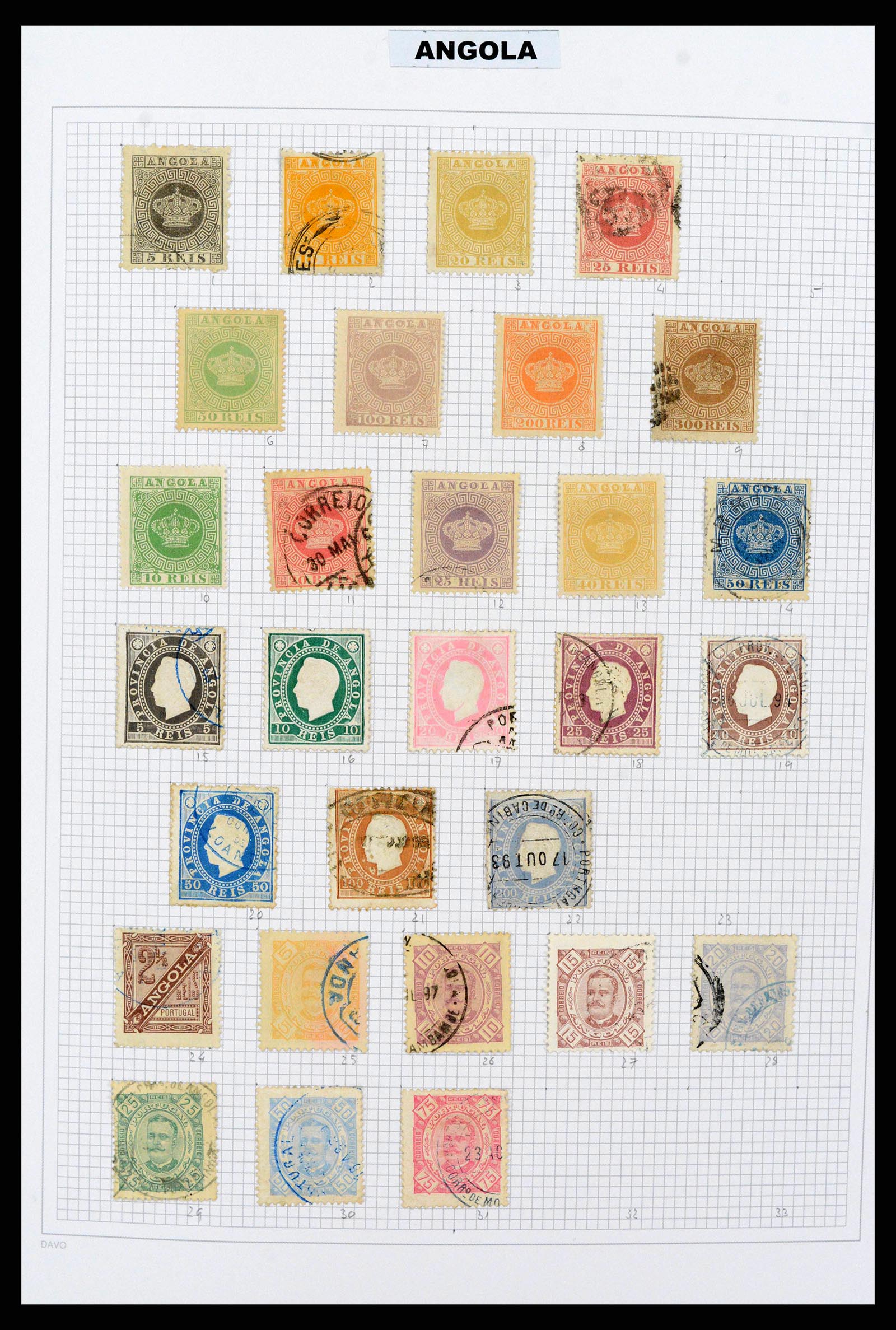 38154 0002 - Postzegelverzameling 38154 Portugese koloniën 1880-1999.