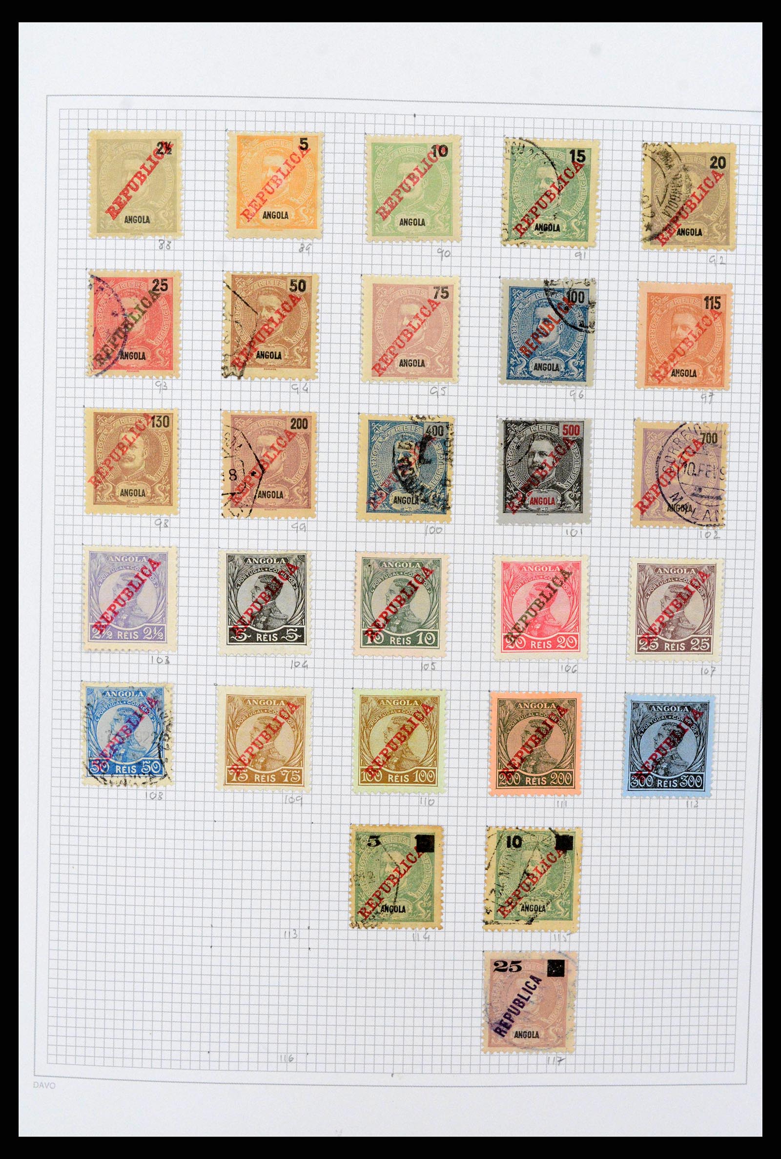 38154 0005 - Postzegelverzameling 38154 Portugese koloniën 1880-1999.