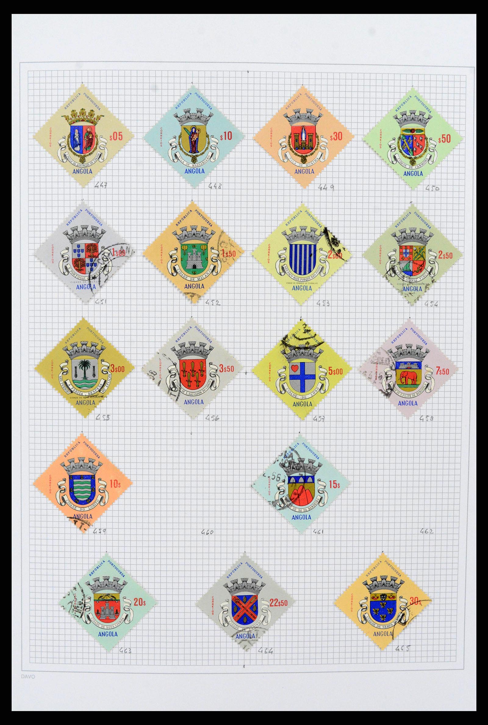 38154 0018 - Postzegelverzameling 38154 Portugese koloniën 1880-1999.