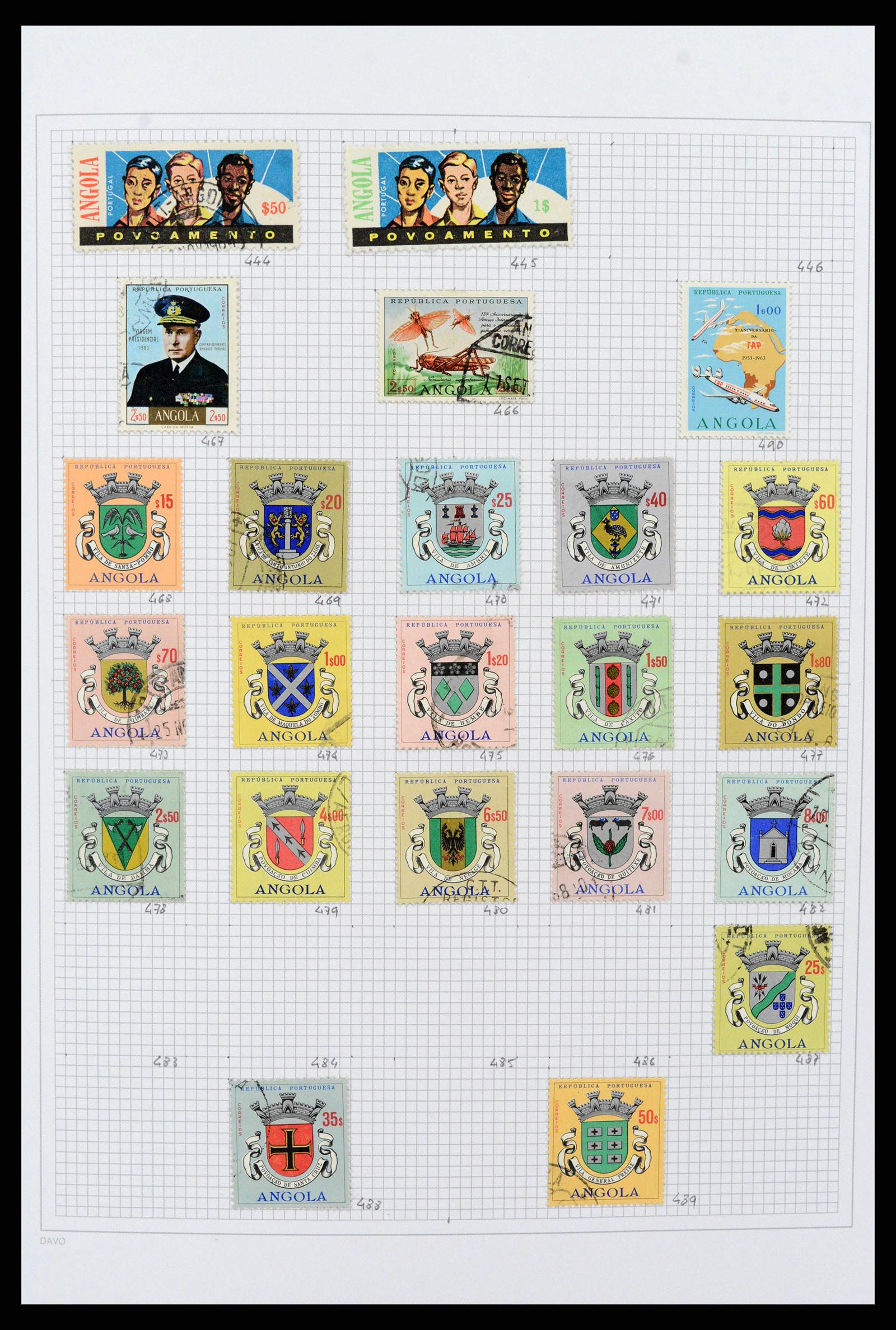 38154 0019 - Postzegelverzameling 38154 Portugese koloniën 1880-1999.