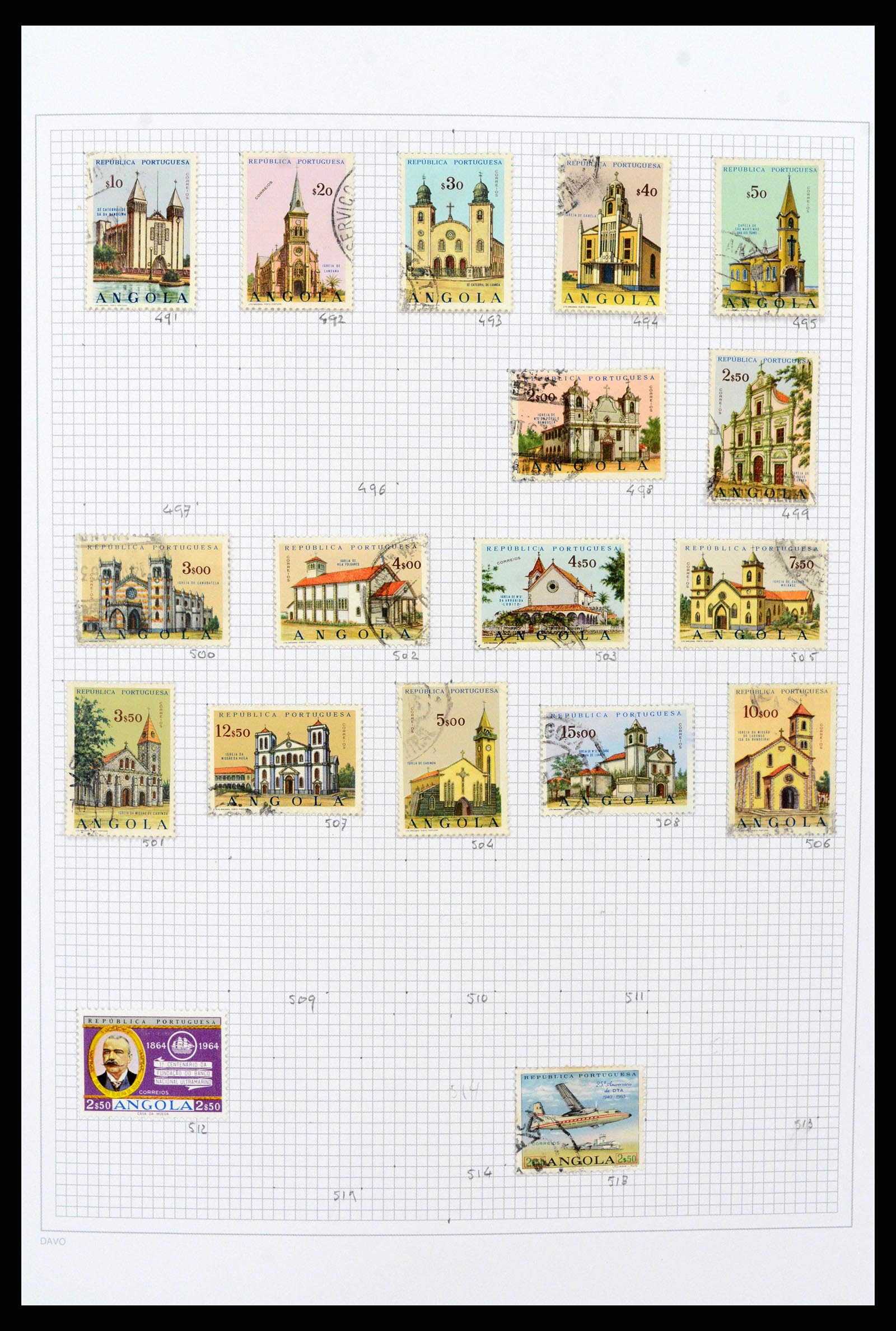 38154 0020 - Postzegelverzameling 38154 Portugese koloniën 1880-1999.