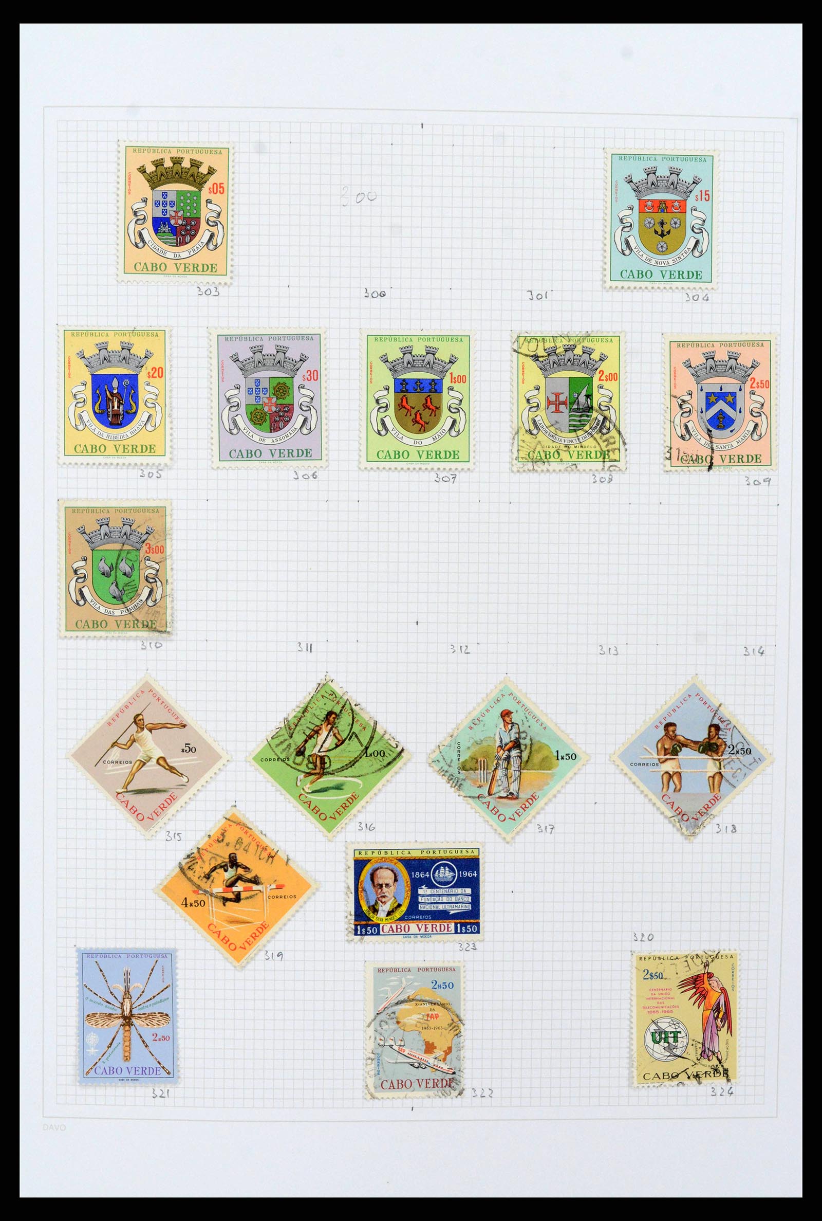 38154 0039 - Stamp collection 38154 Portuguese colonies 1880-1999.