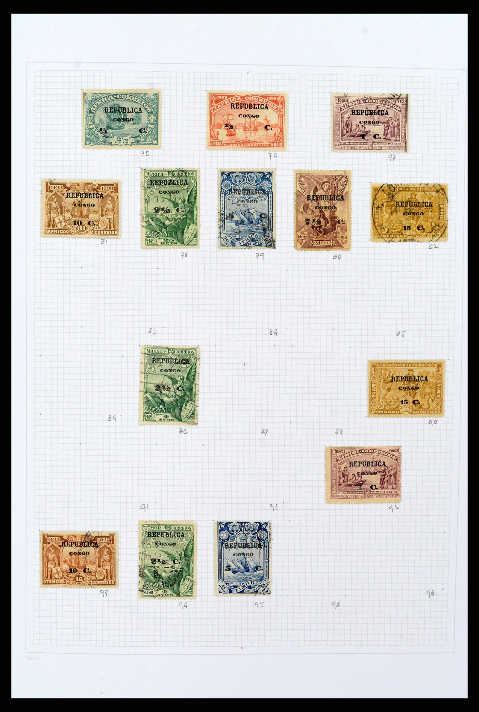 38154 0046 - Stamp collection 38154 Portuguese colonies 1880-1999.