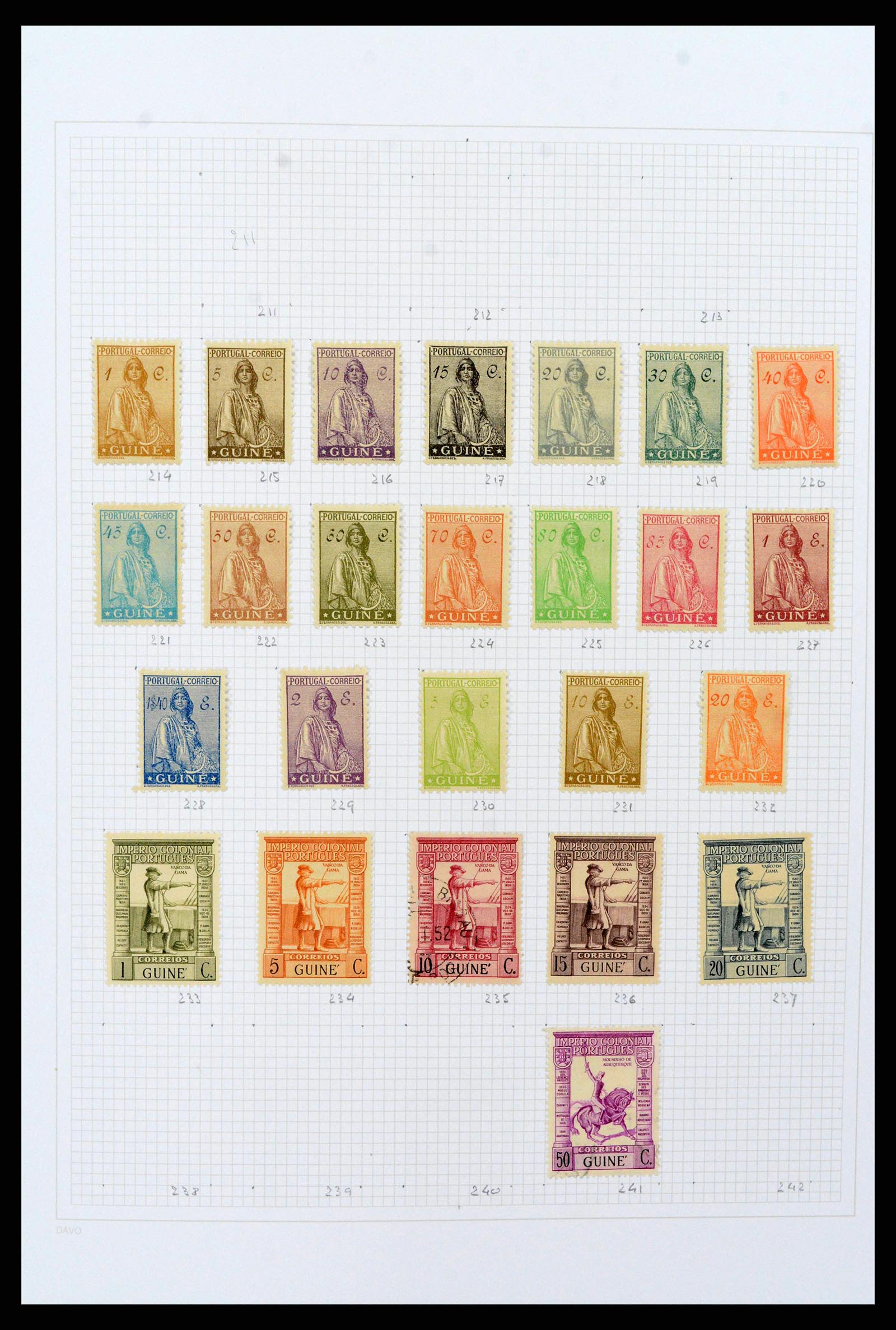 38154 0054 - Stamp collection 38154 Portuguese colonies 1880-1999.
