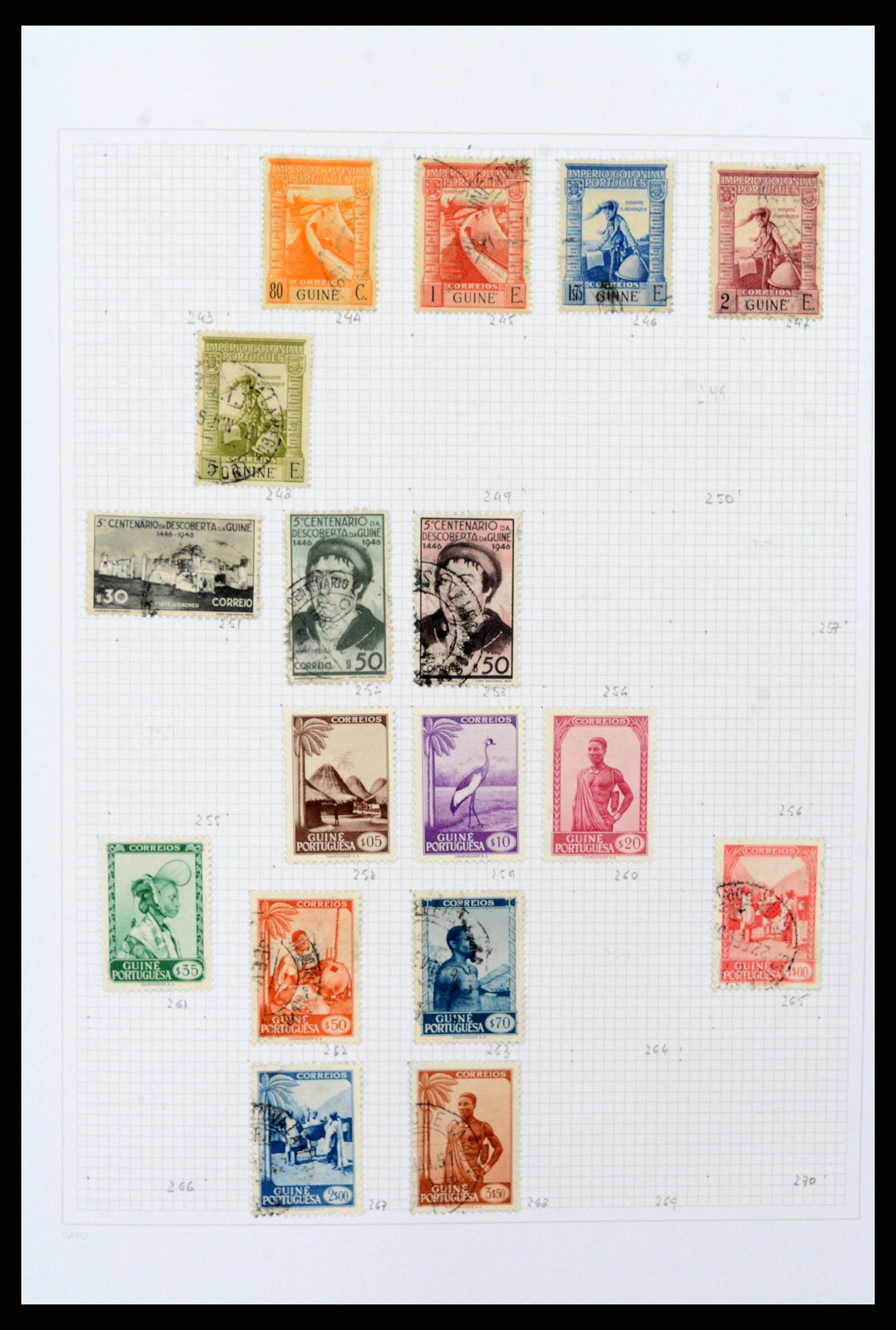 38154 0055 - Stamp collection 38154 Portuguese colonies 1880-1999.