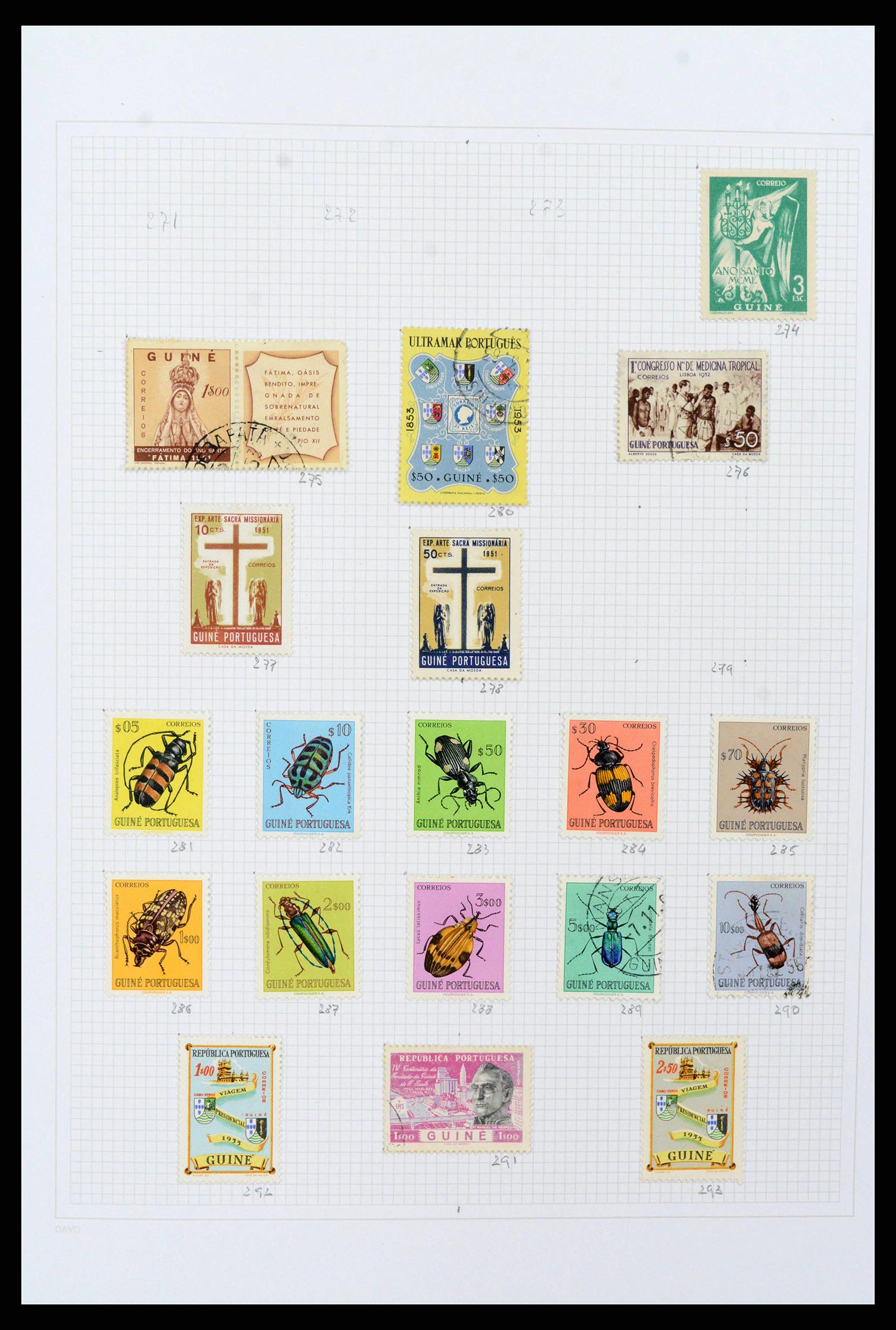 38154 0056 - Stamp collection 38154 Portuguese colonies 1880-1999.