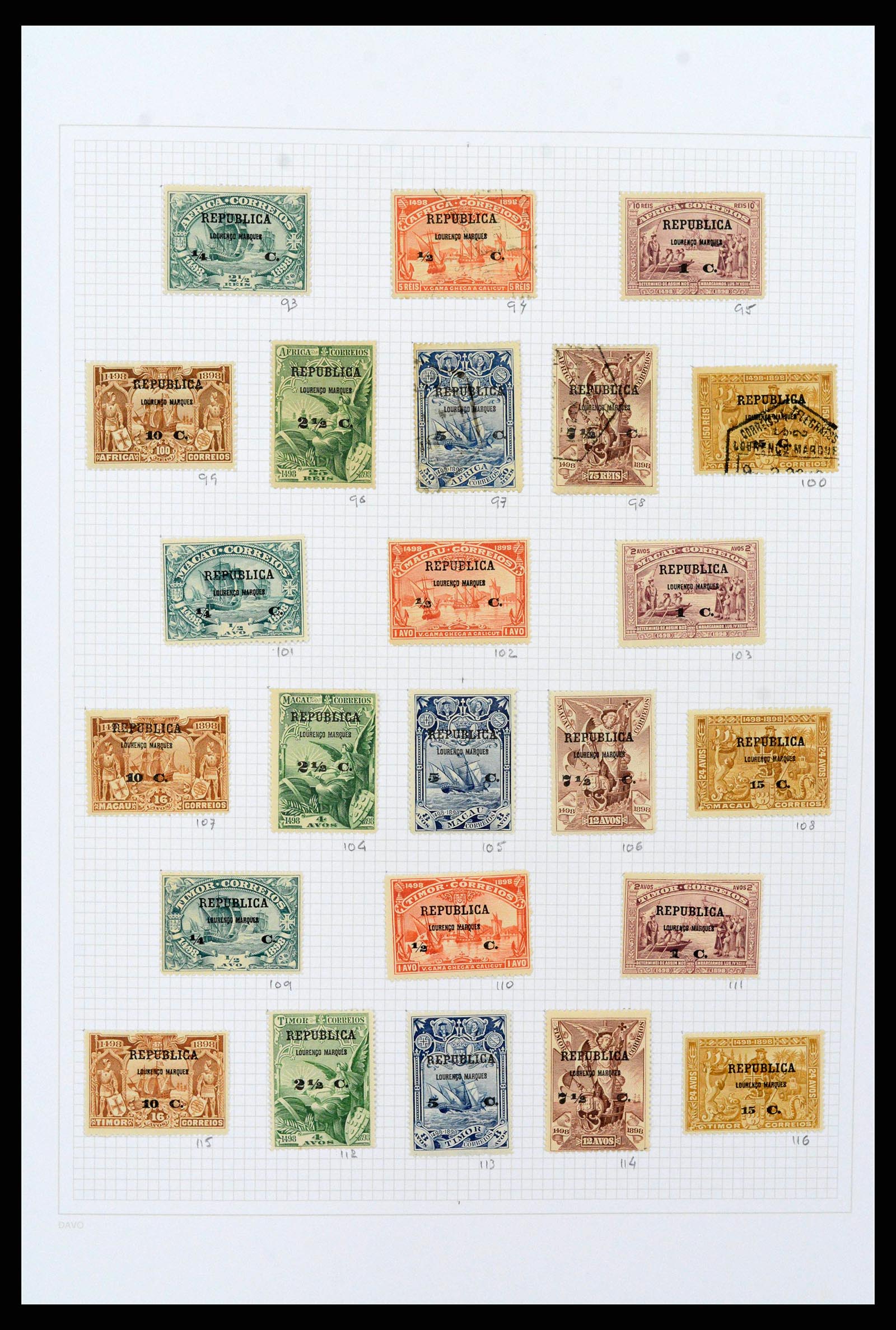 38154 0068 - Stamp collection 38154 Portuguese colonies 1880-1999.