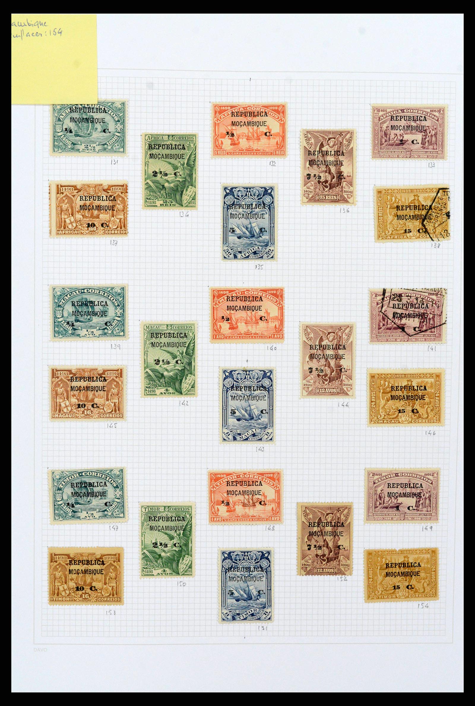 38154 0075 - Stamp collection 38154 Portuguese colonies 1880-1999.