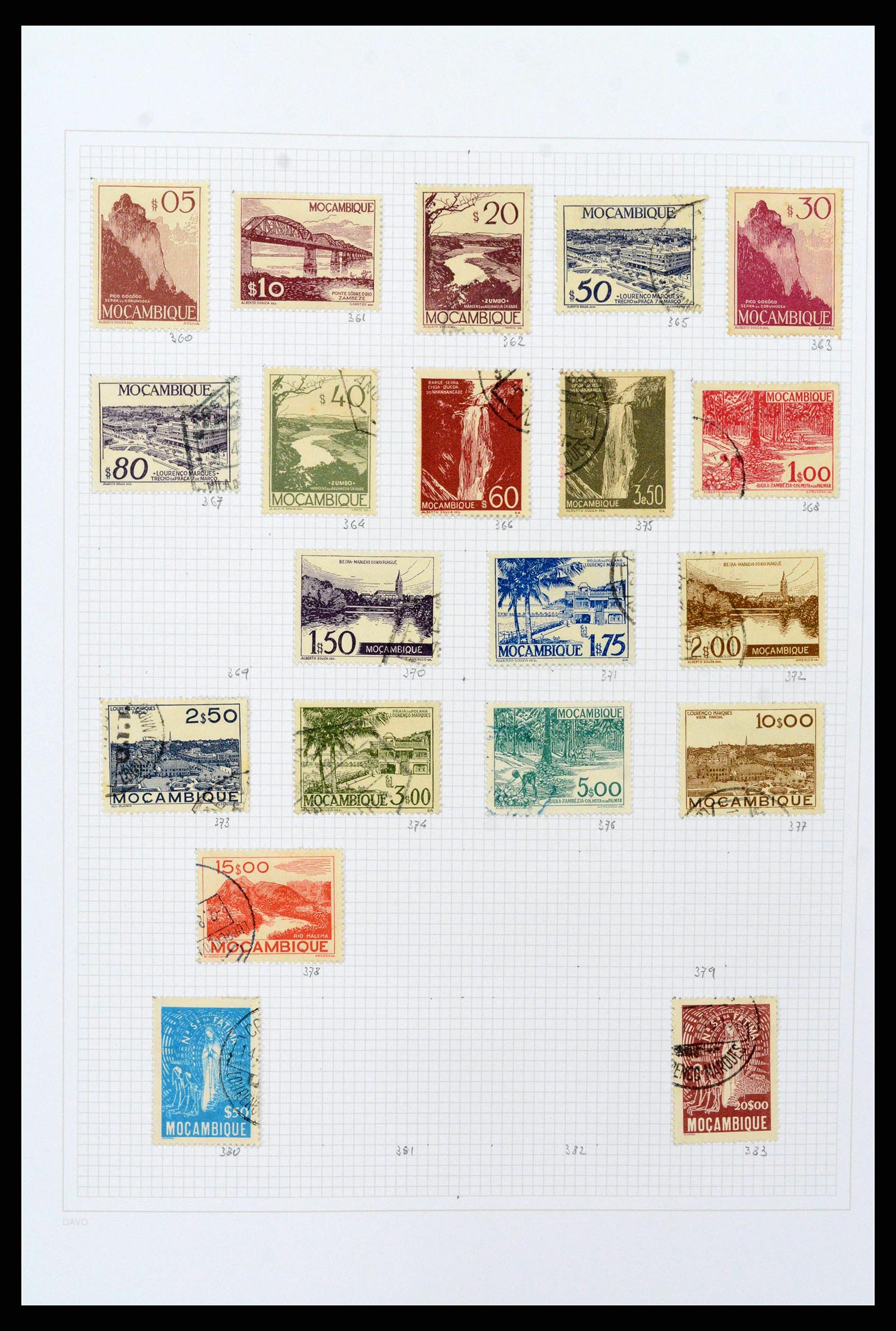 38154 0083 - Stamp collection 38154 Portuguese colonies 1880-1999.