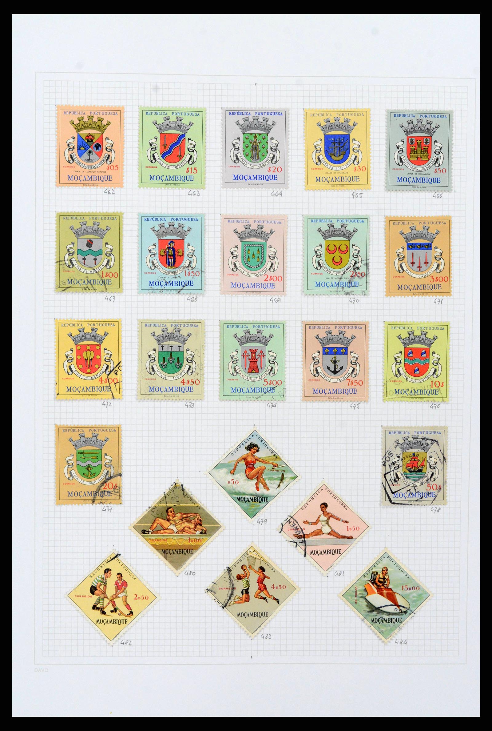 38154 0087 - Stamp collection 38154 Portuguese colonies 1880-1999.