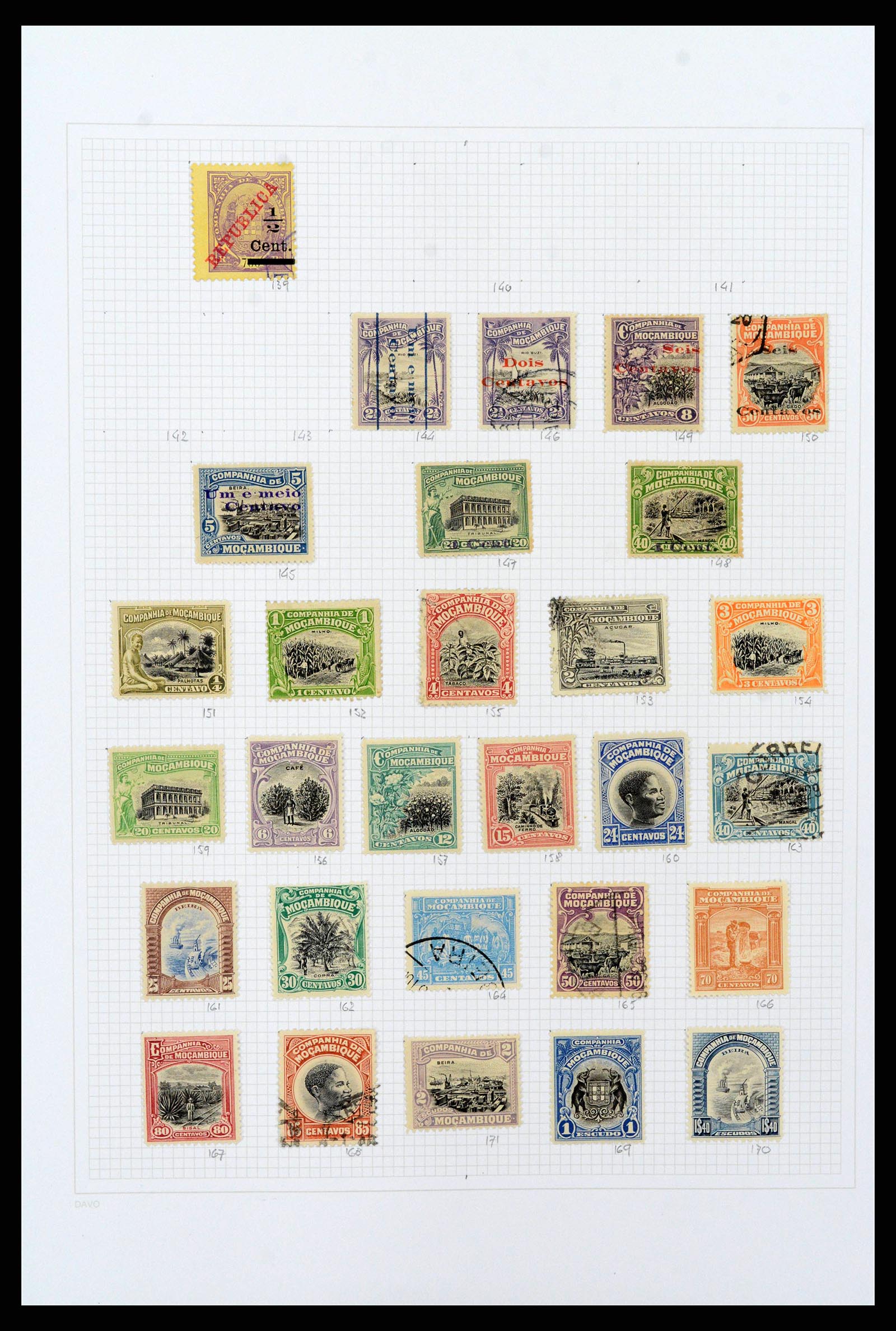 38154 0100 - Stamp collection 38154 Portuguese colonies 1880-1999.