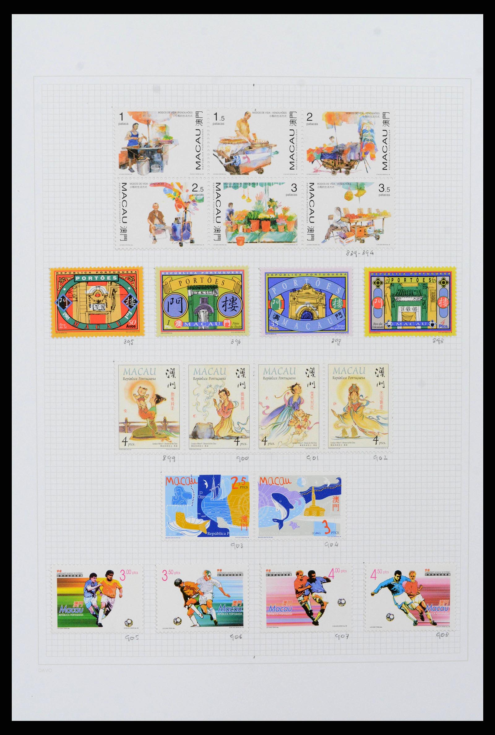 38154 0190 - Stamp collection 38154 Portuguese colonies 1880-1999.