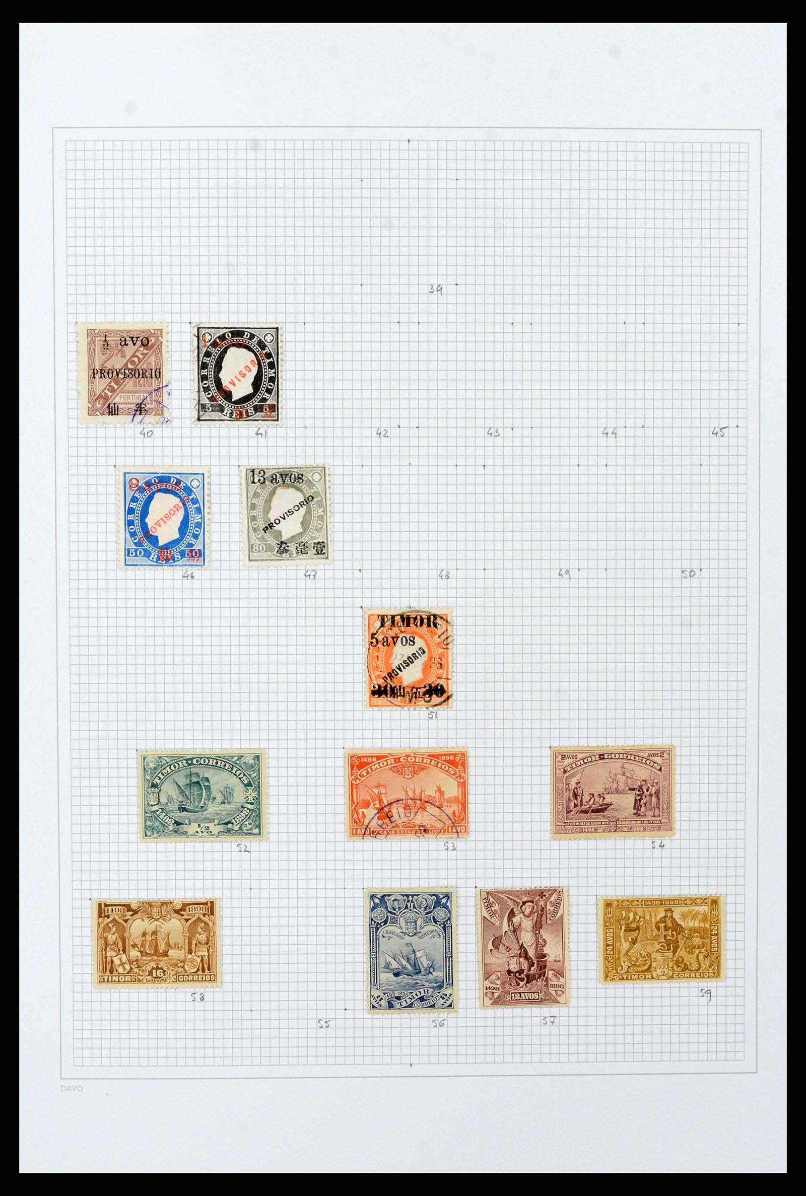 38154 0200 - Stamp collection 38154 Portuguese colonies 1880-1999.