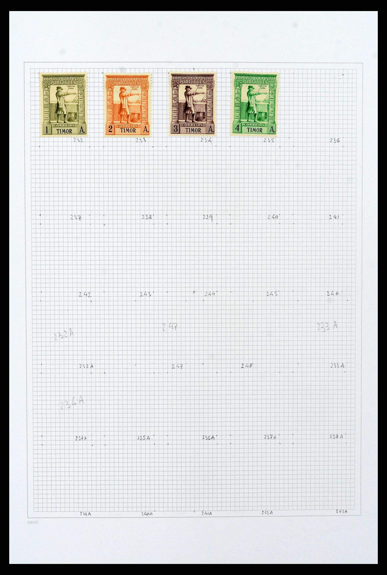 38154 0206 - Stamp collection 38154 Portuguese colonies 1880-1999.