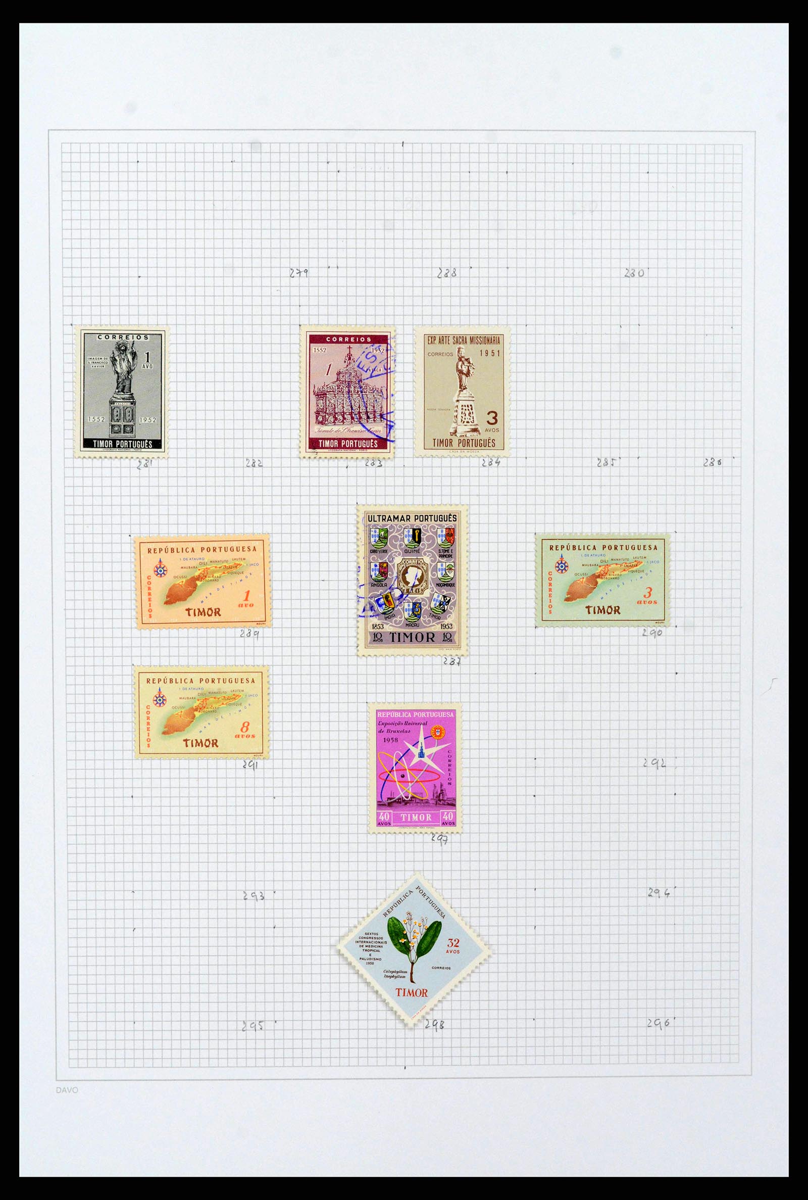 38154 0208 - Stamp collection 38154 Portuguese colonies 1880-1999.