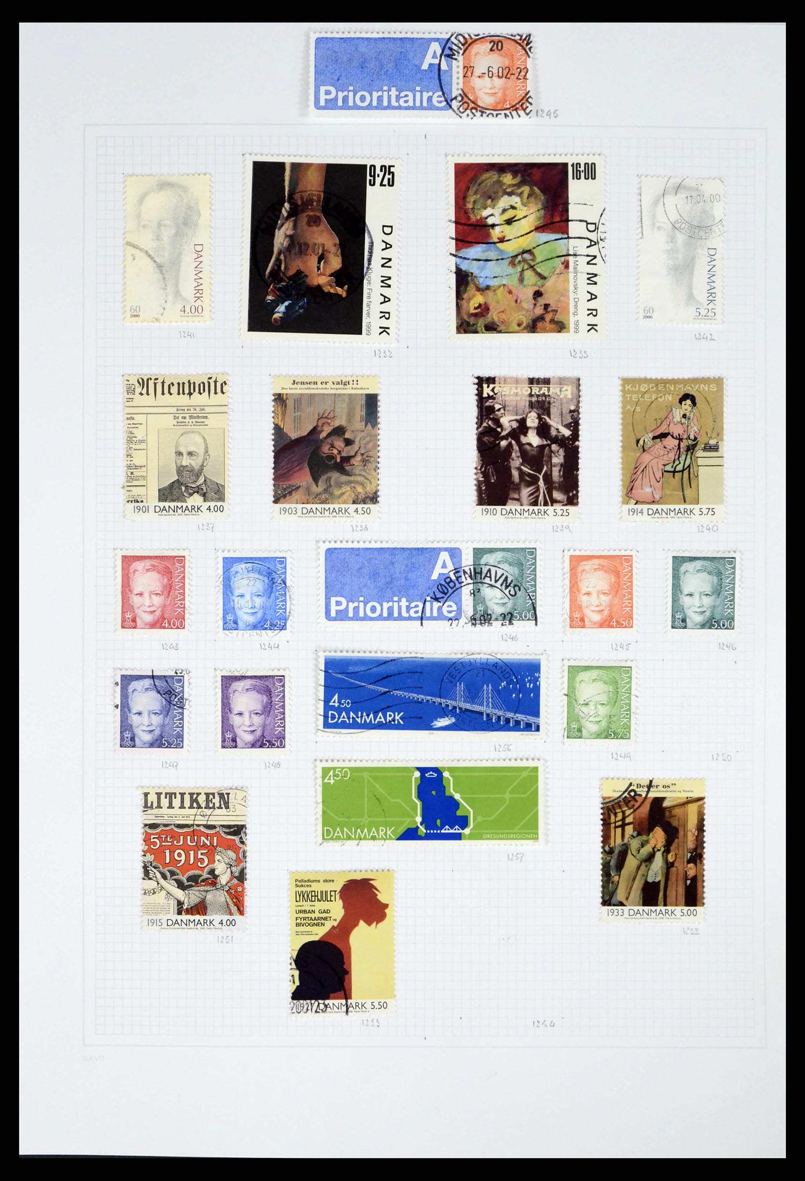 38156 0047 - Stamp collection 38156 Denmark 1851-2013.