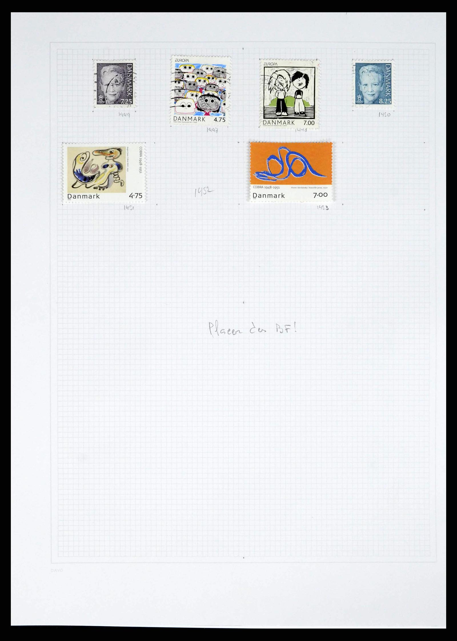 38156 0057 - Postzegelverzameling 38156 Denemarken 1851-2013.