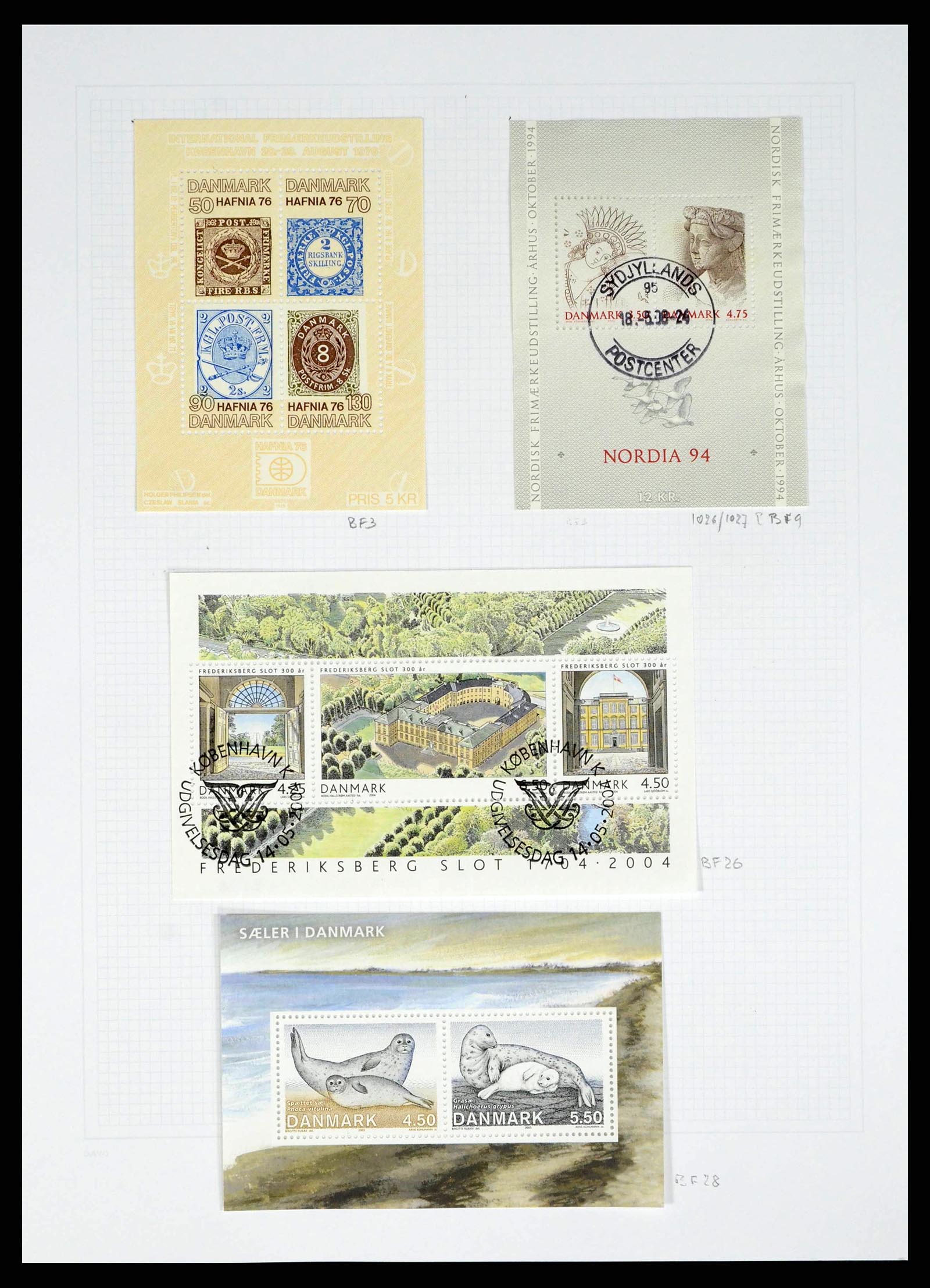 38156 0074 - Postzegelverzameling 38156 Denemarken 1851-2013.