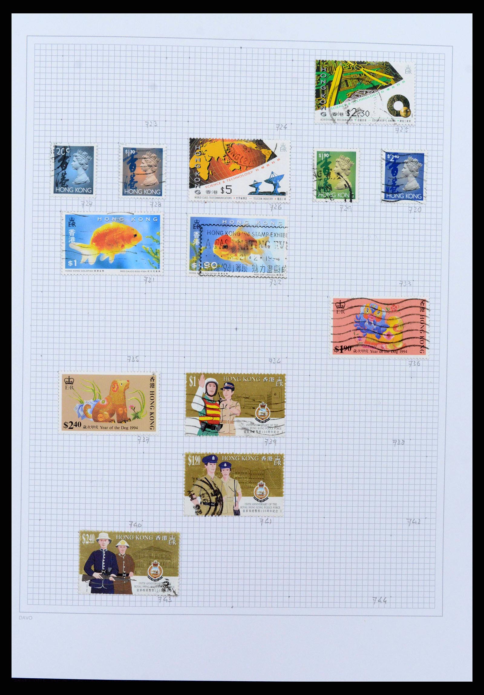 38158 0029 - Stamp collection 38158 Hong Kong 1862-1997.