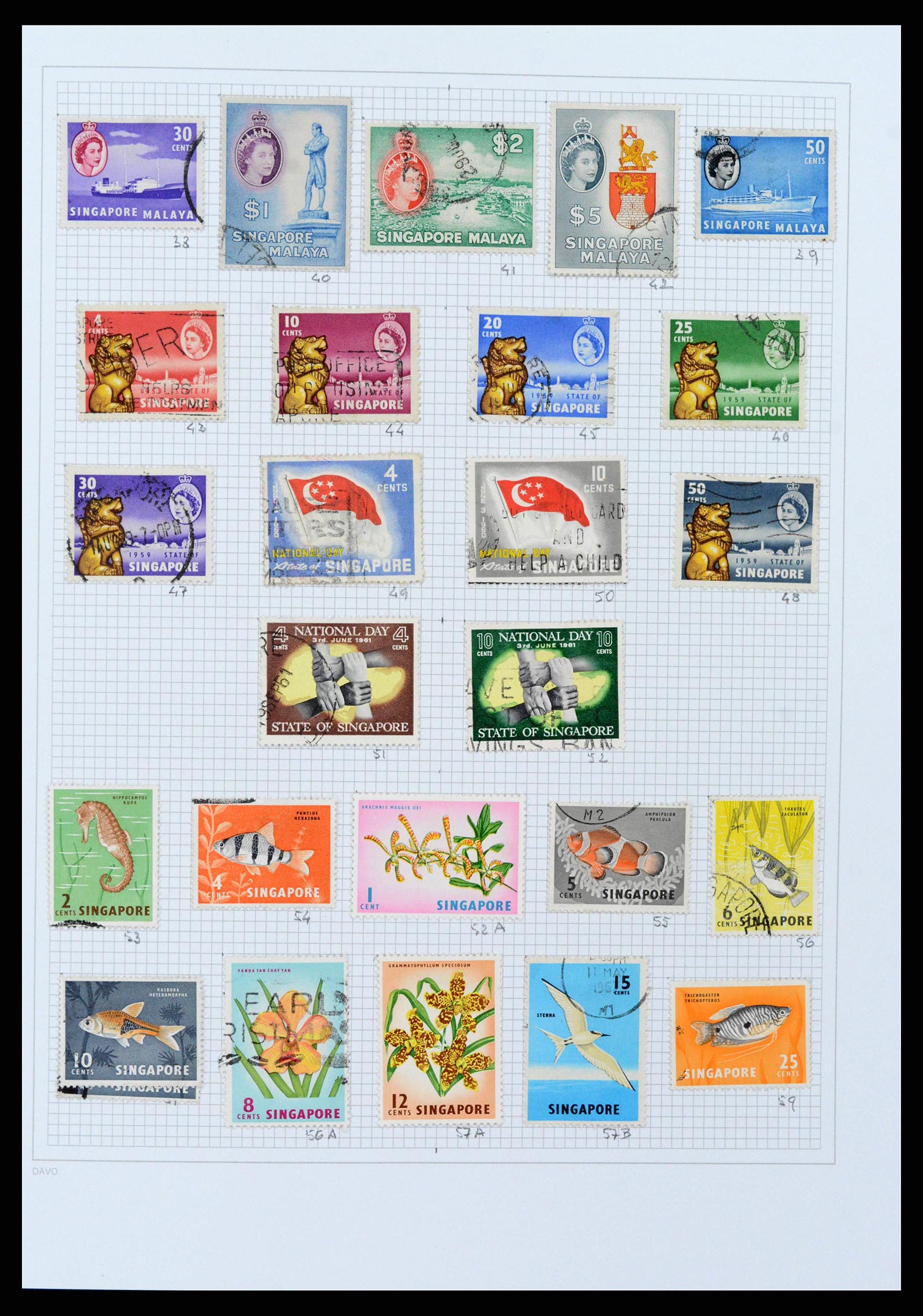 38158 0039 - Stamp collection 38158 Hong Kong 1862-1997.