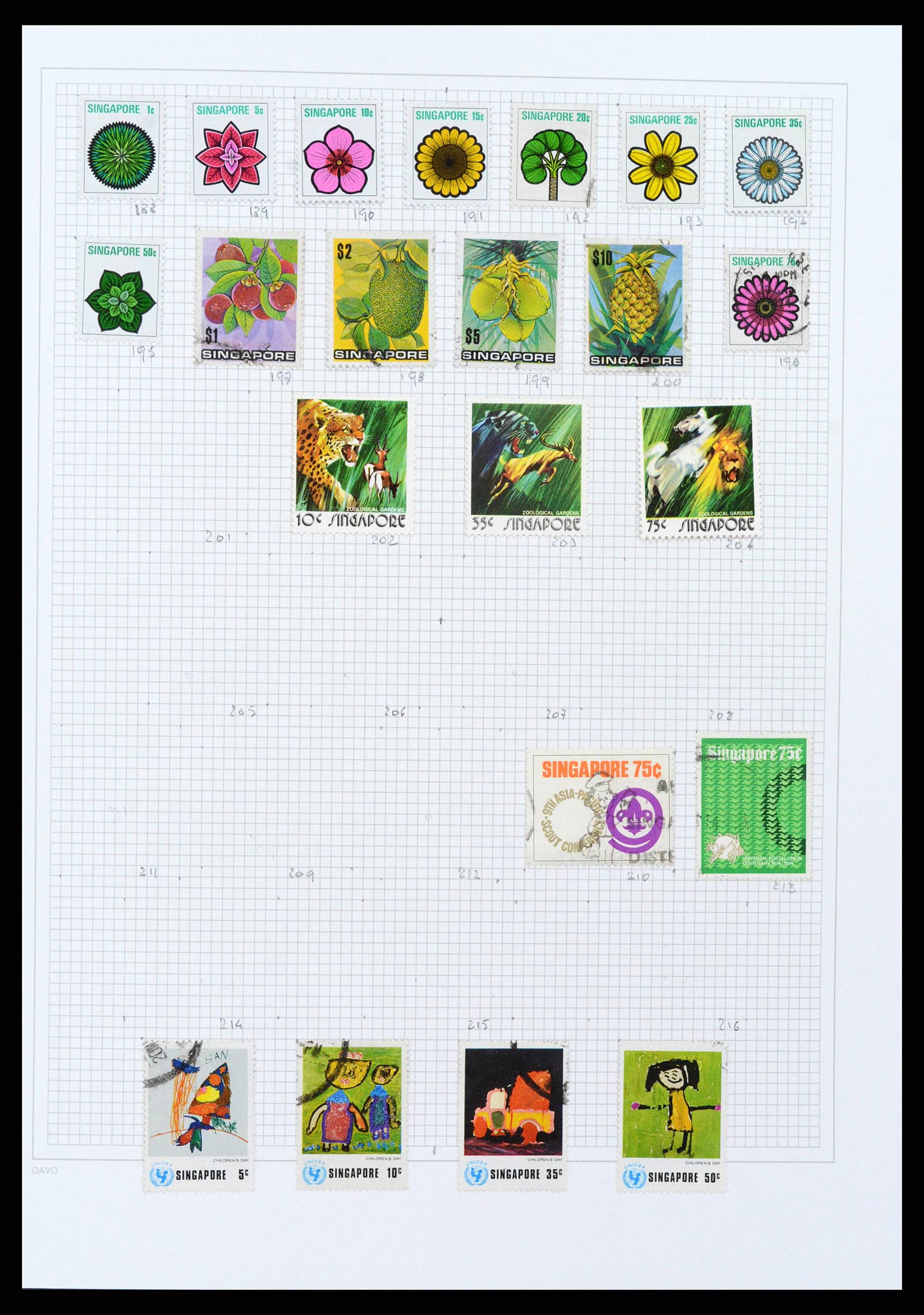 38158 0046 - Postzegelverzameling 38158 Hongkong 1862-1997.
