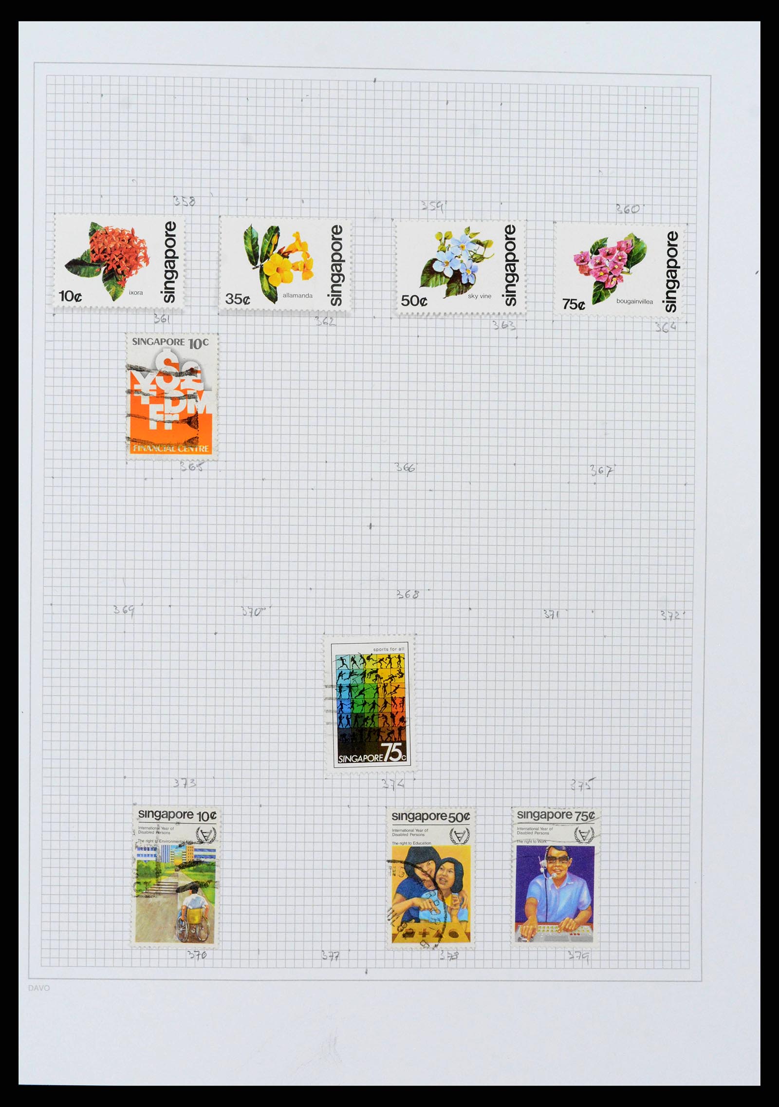 38158 0053 - Postzegelverzameling 38158 Hongkong 1862-1997.