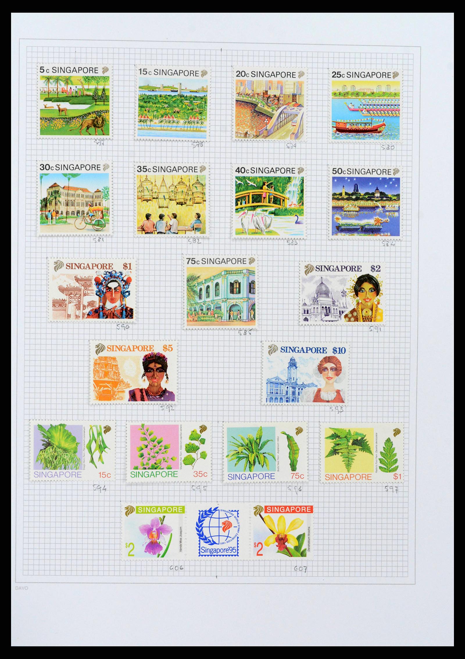 38158 0063 - Stamp collection 38158 Hong Kong 1862-1997.