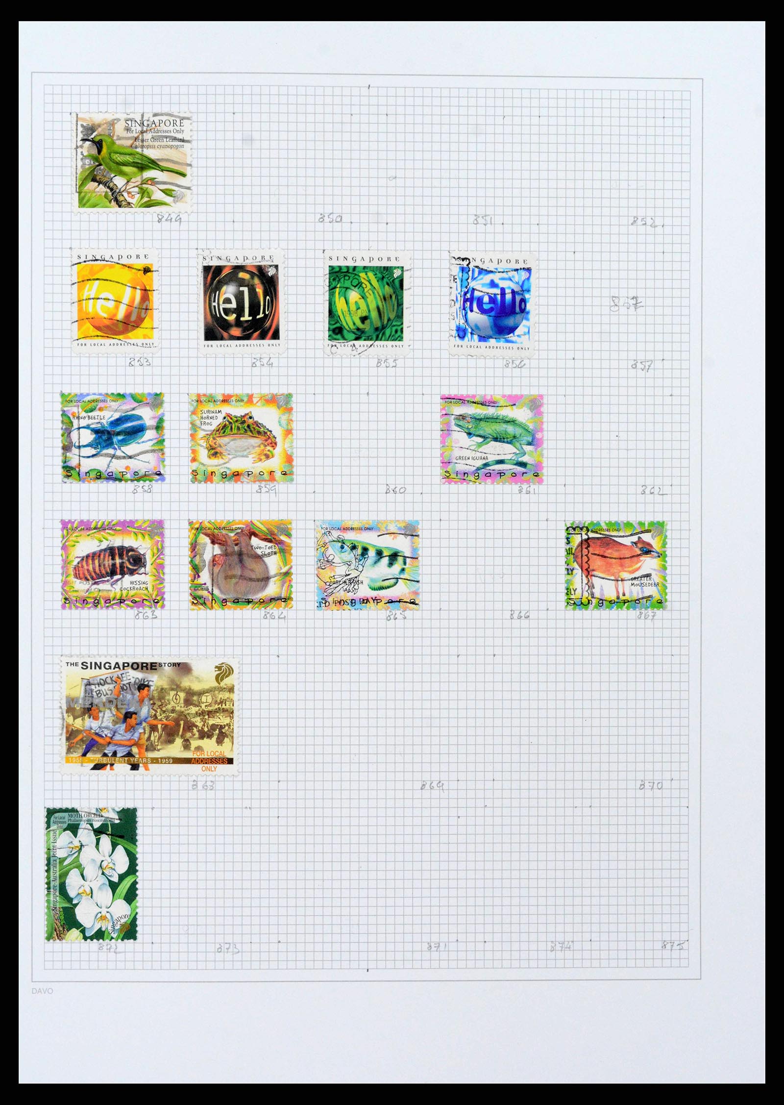 38158 0075 - Stamp collection 38158 Hong Kong 1862-1997.