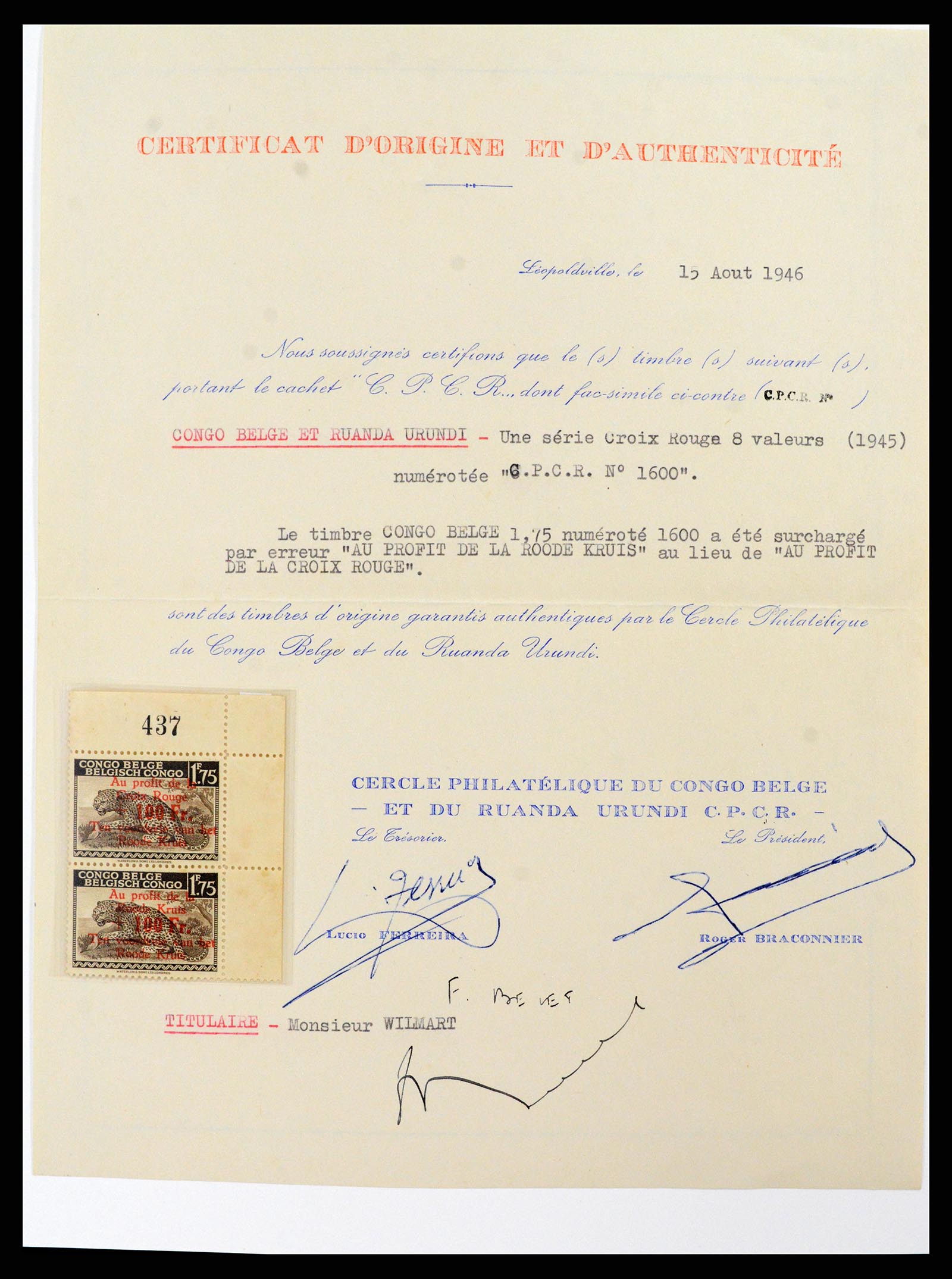 38159 0033 - Postzegelverzameling 38159 Belgisch Congo 1886-1964.